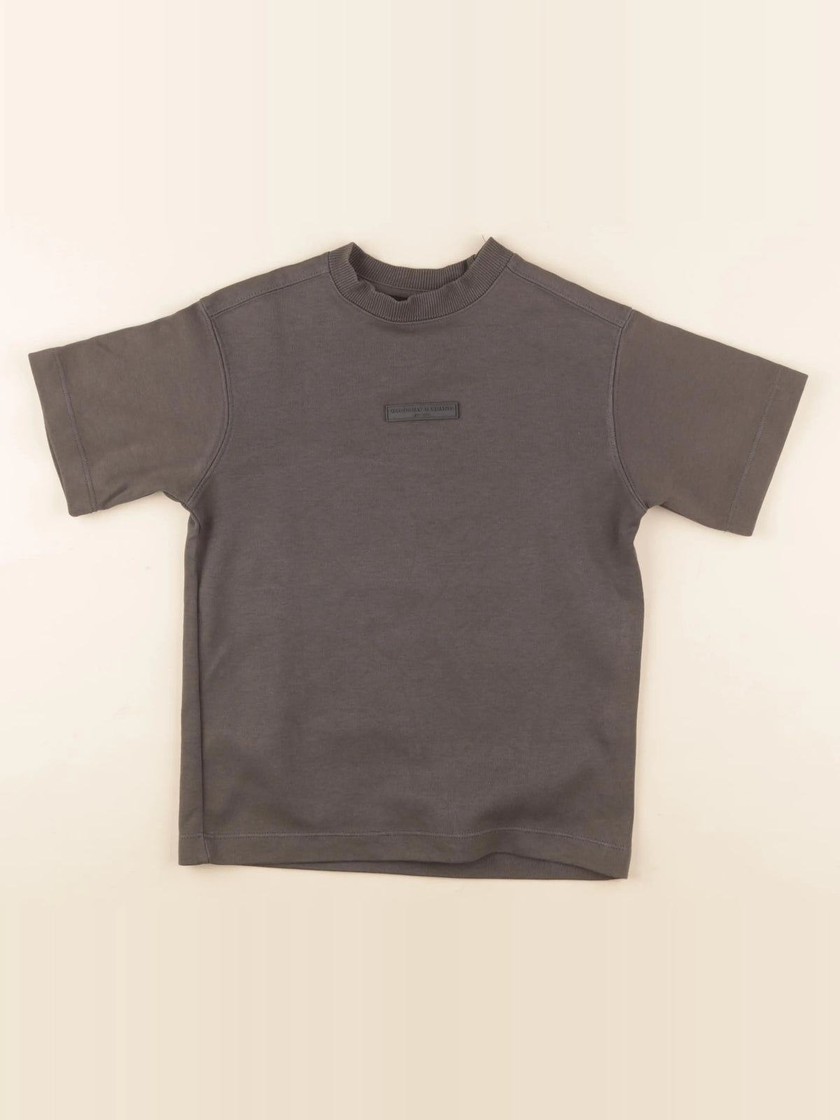 Zara - tee-shirt imprimé au dos marron - 7 ans