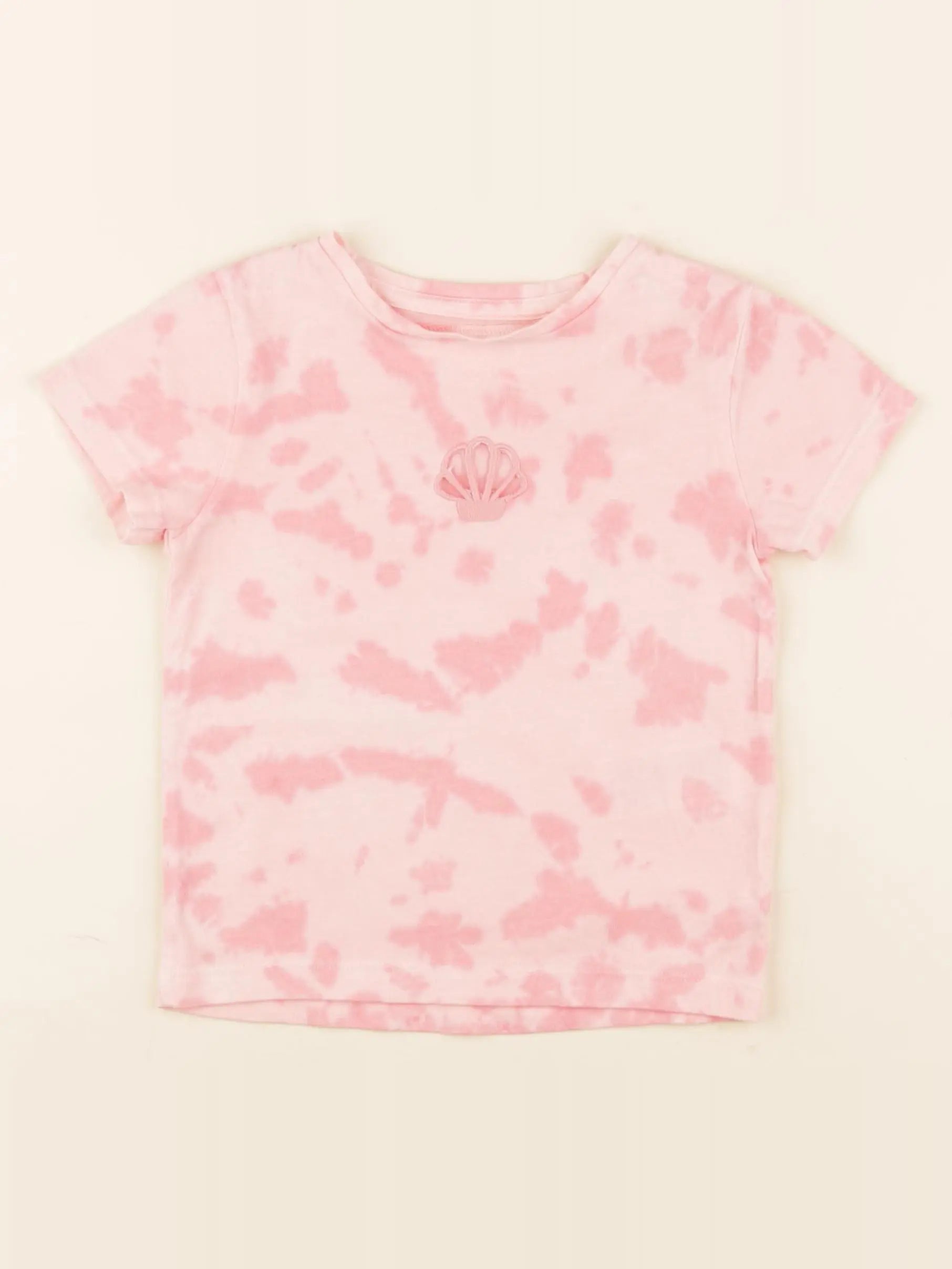 Vertbaudet - tee-shirt rose - 4 ans