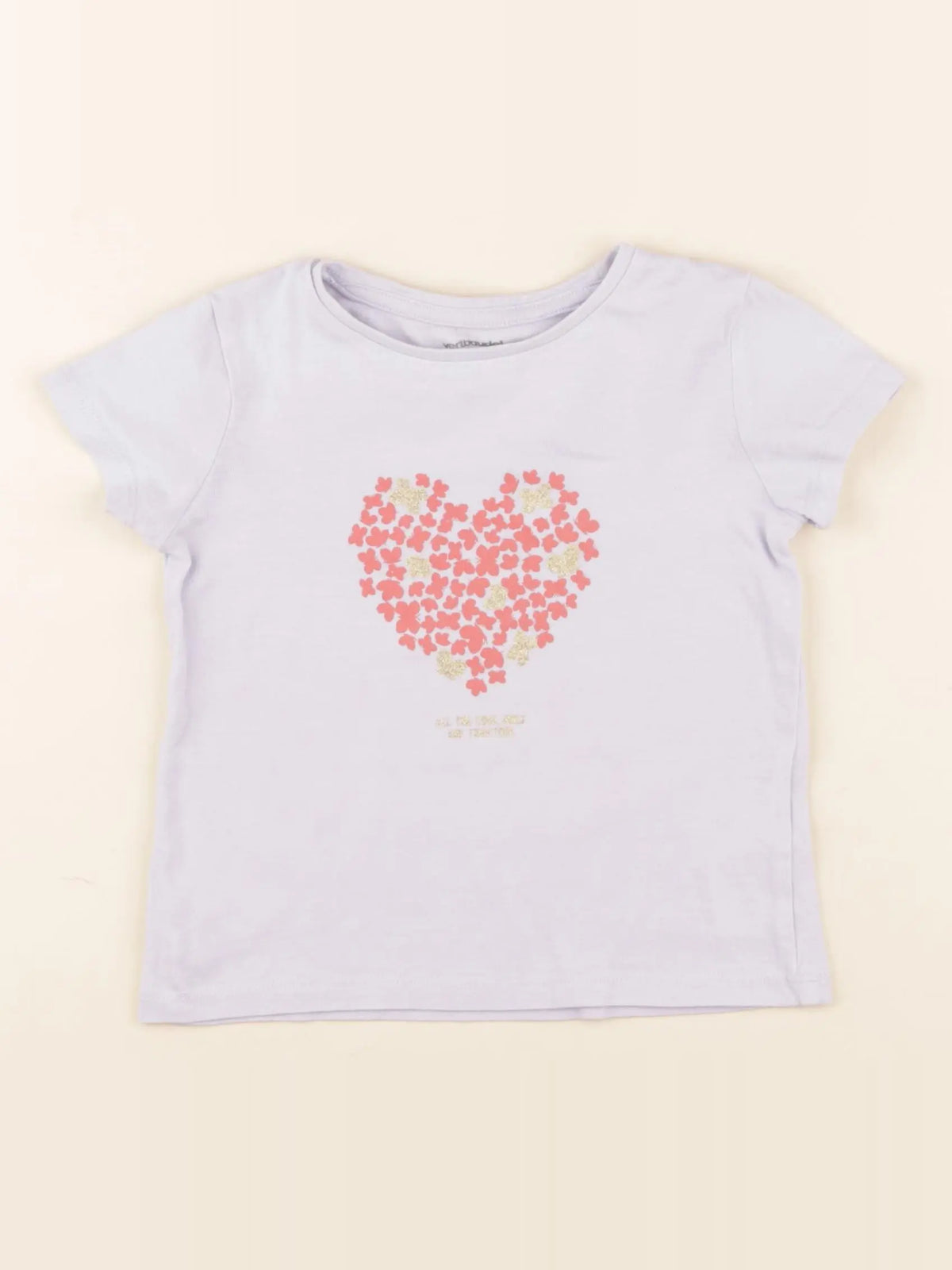Vertbaudet - tee-shirt bleu - 3 ans