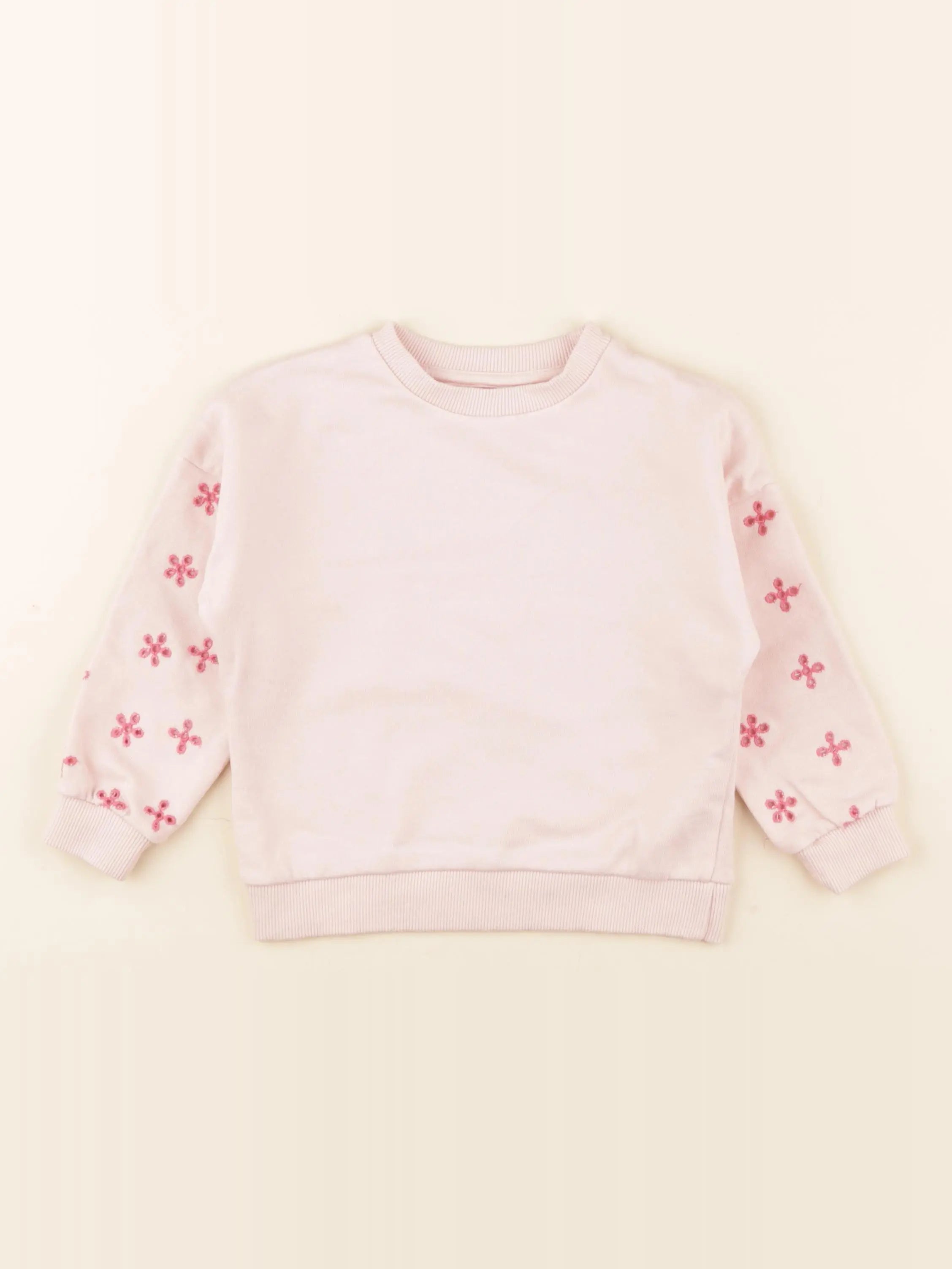 Vertbaudet - sweat rose - 3 ans
