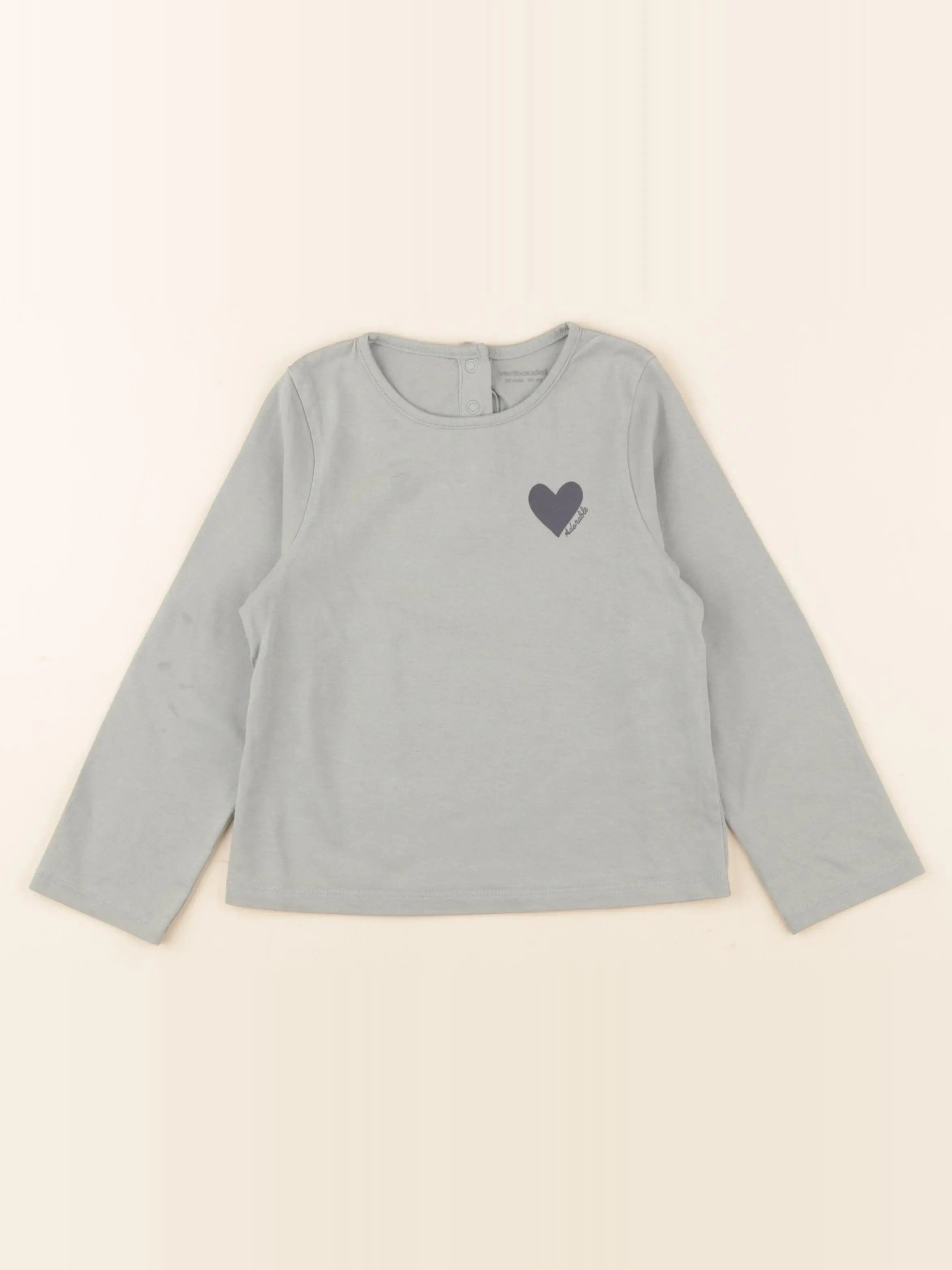 Vertbaudet - tee-shirt vert - 36 mois