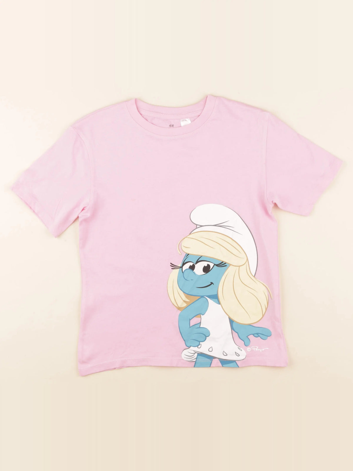 H&M - tee-shirt rose - 6/7 ans