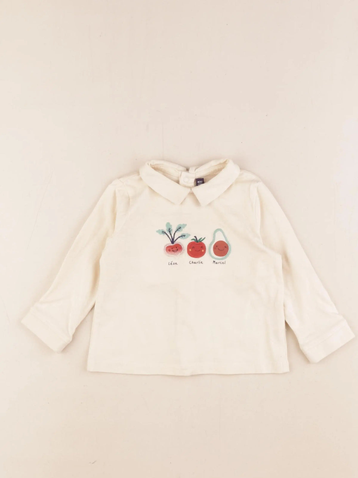 Sergent Major - tee-shirt beige - 9 mois