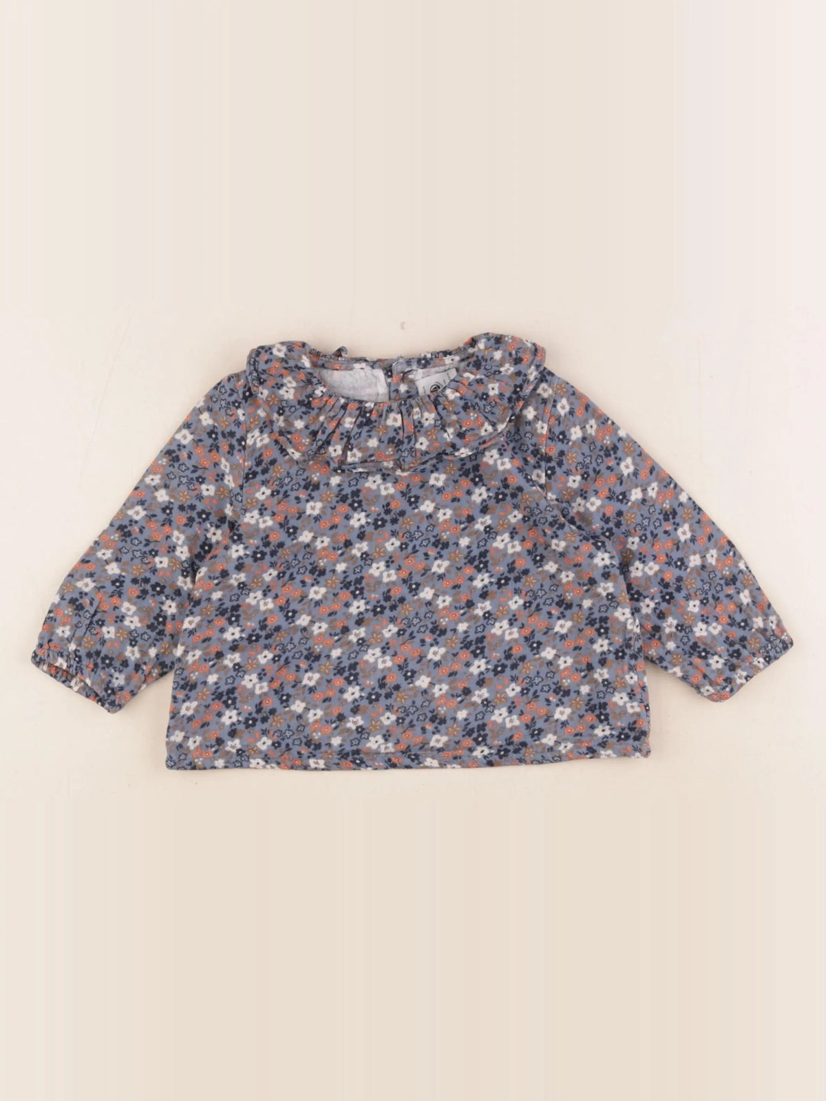 Petit Bateau - blouse multicolore - 12 mois