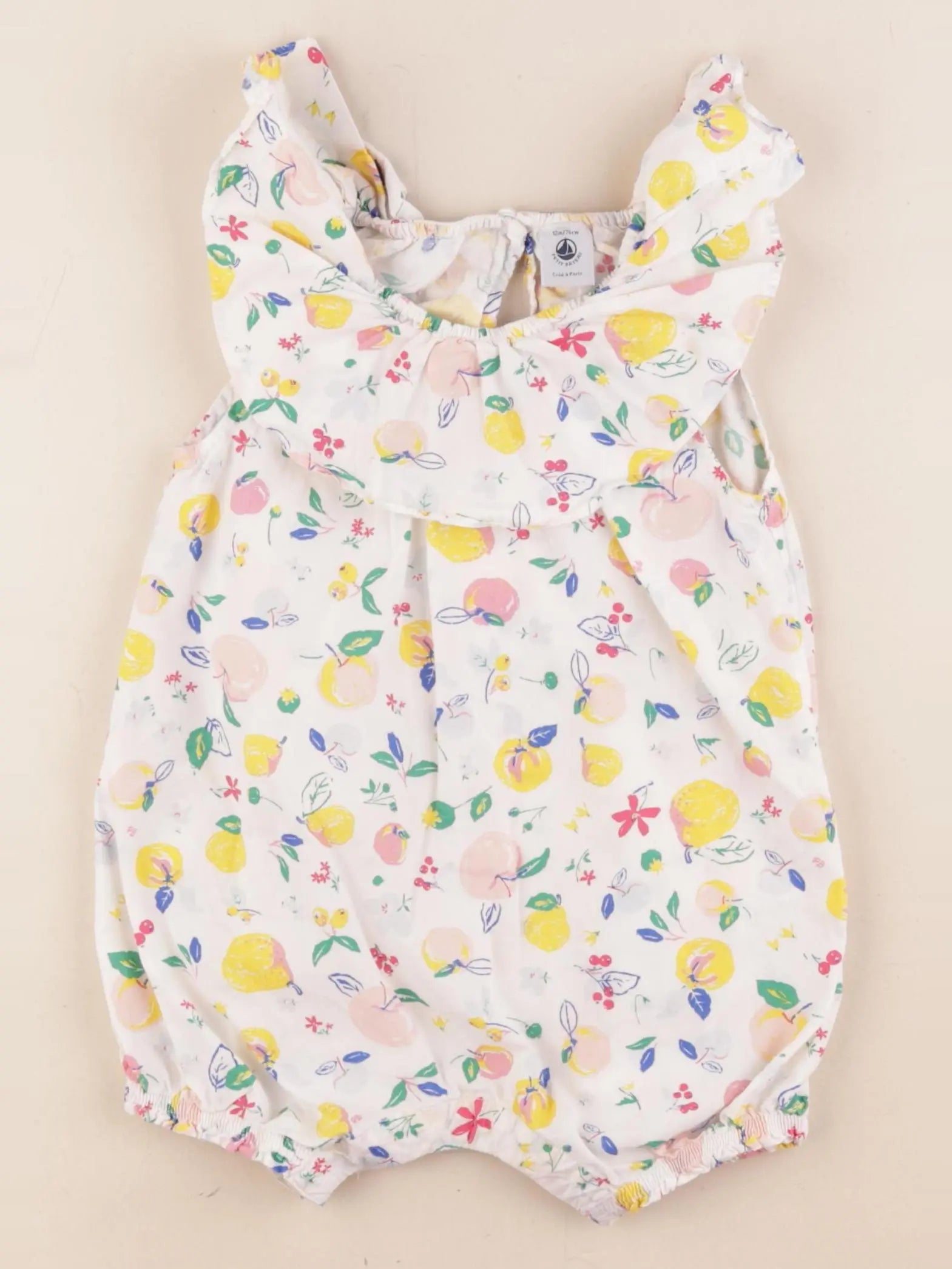 Petit Bateau - combinaison multicolore - 12 mois