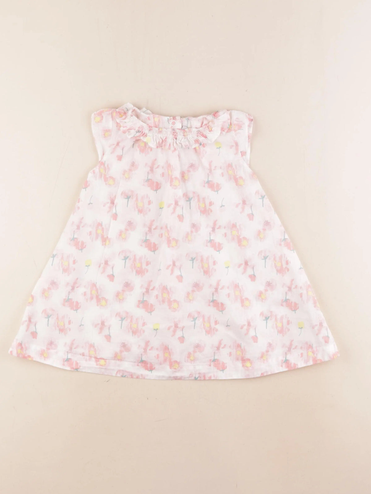 Petit Bateau - robe rose - 24 mois