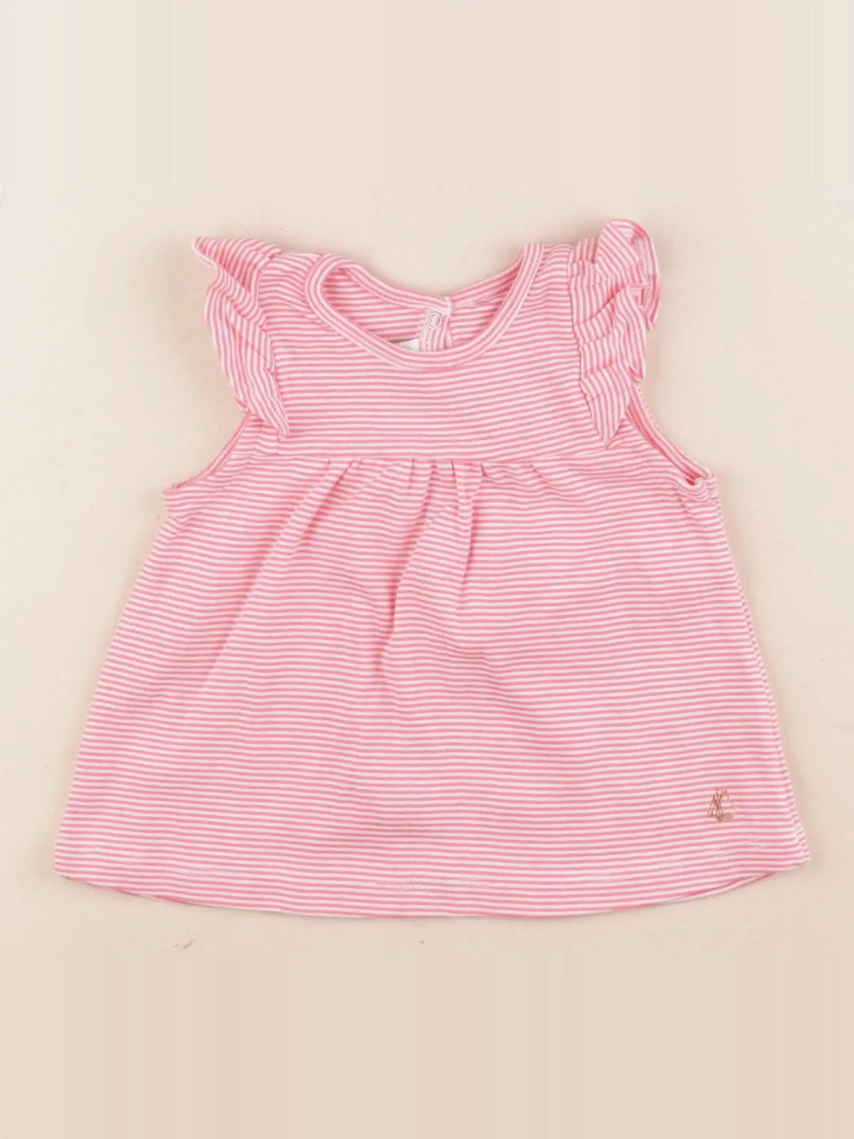 Petit Bateau - débardeur rose - 12 mois