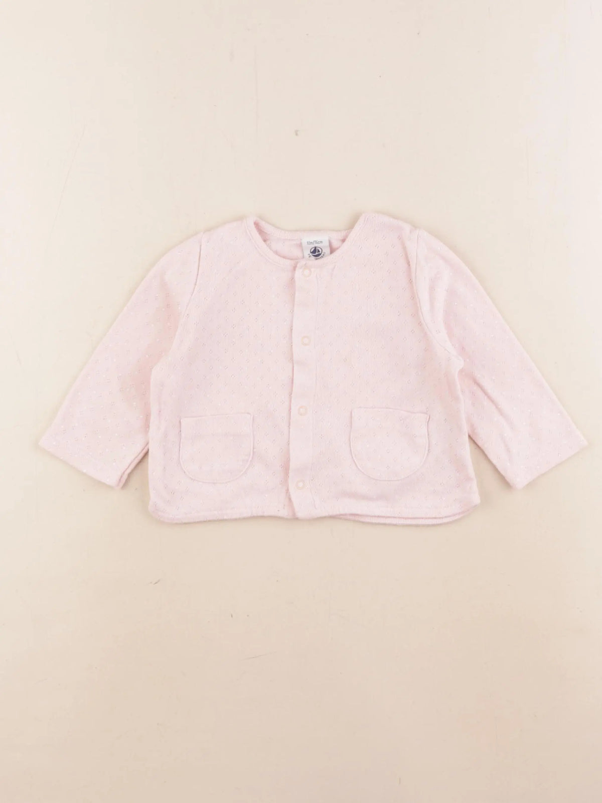 Petit Bateau - tee-shirt rose - 12 mois