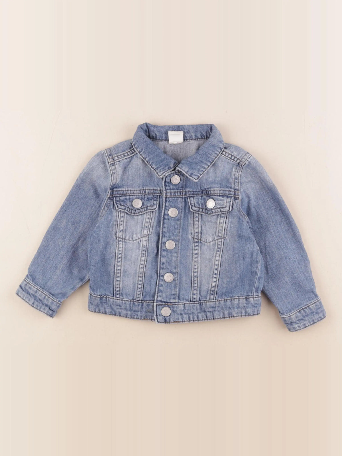 H&M - veste bleu - 12/18 mois