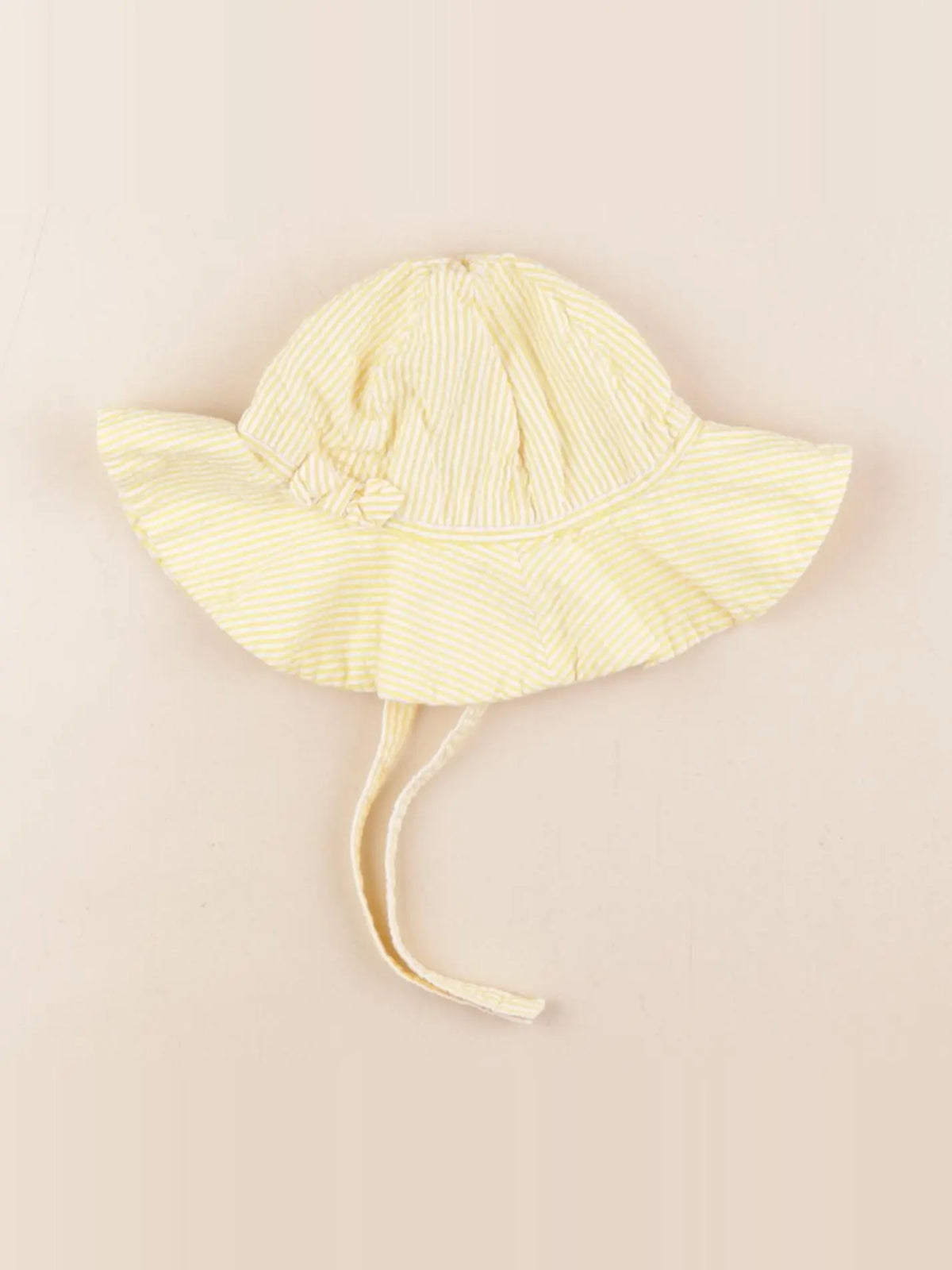 Petit Bateau - chapeau jaune - 3/6 mois
