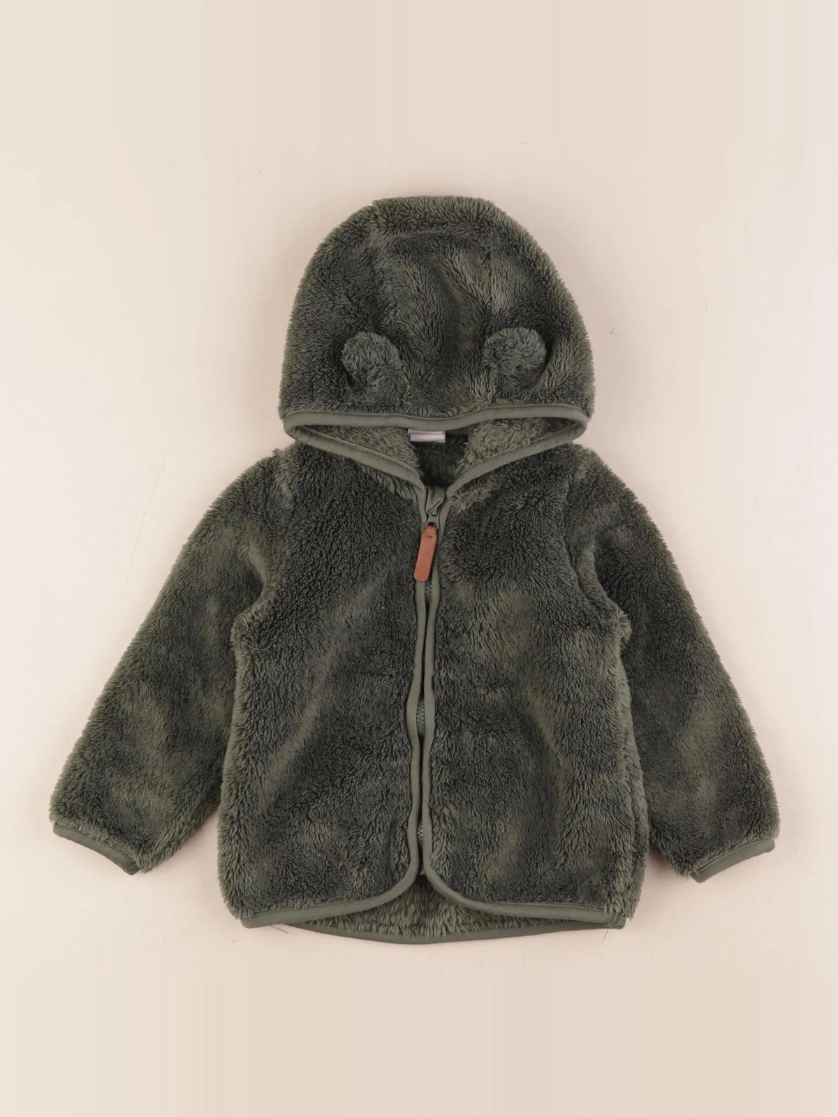H&M - veste vert - 9/12 mois