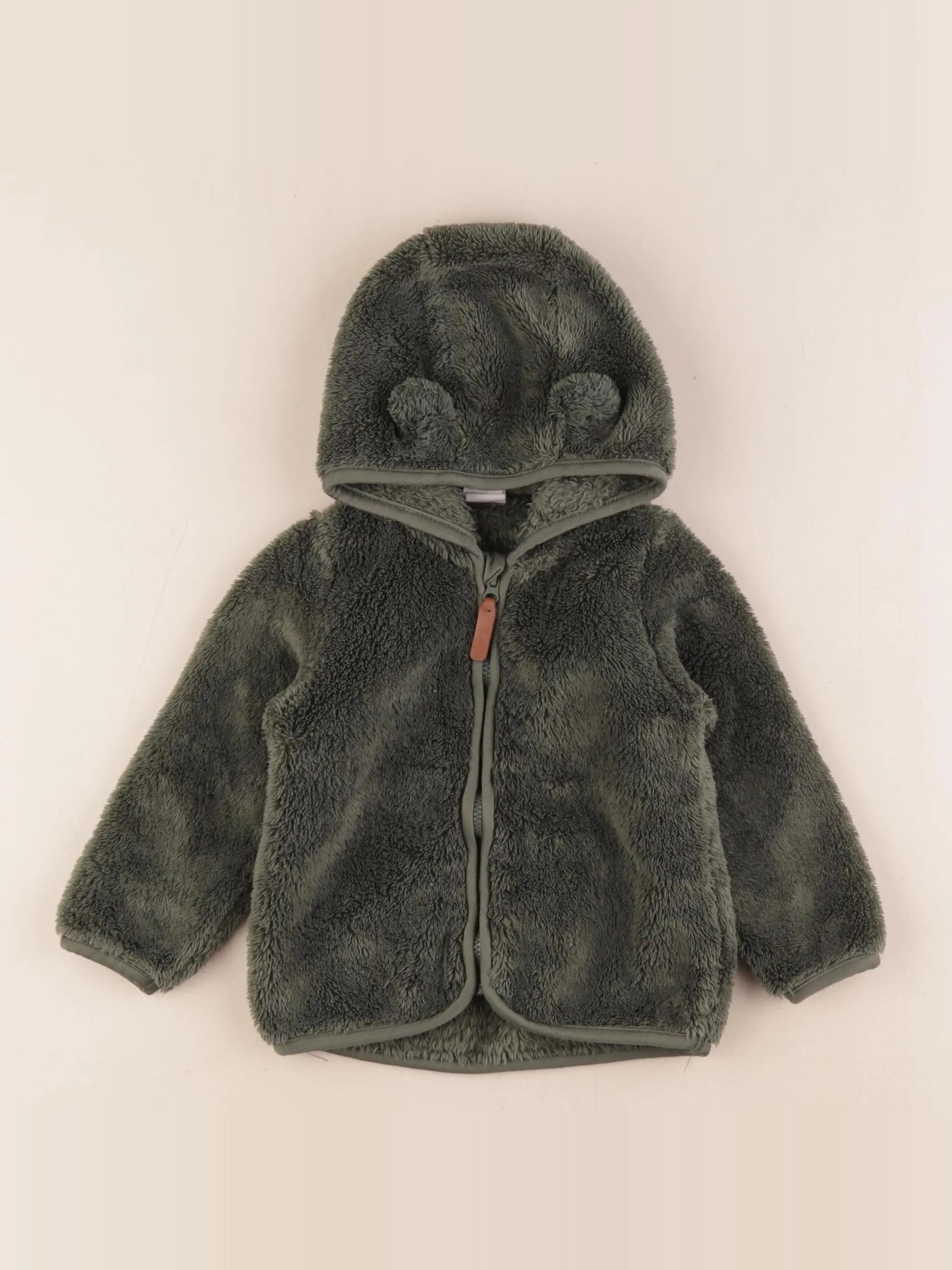 H&M - veste vert - 9/12 mois