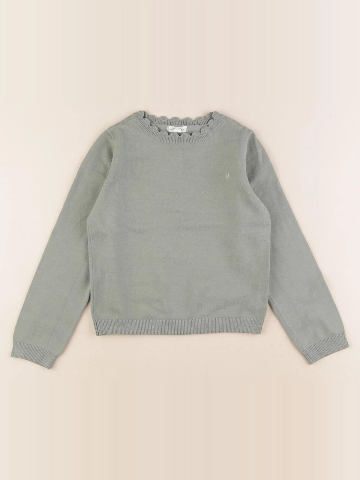 Vertbaudet - pull vert - 5 ans