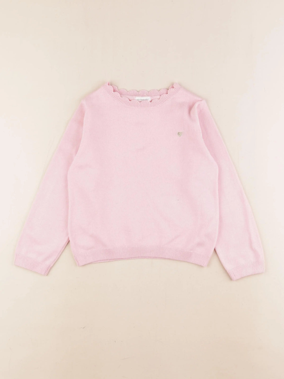Vertbaudet - pull rose - 5 ans