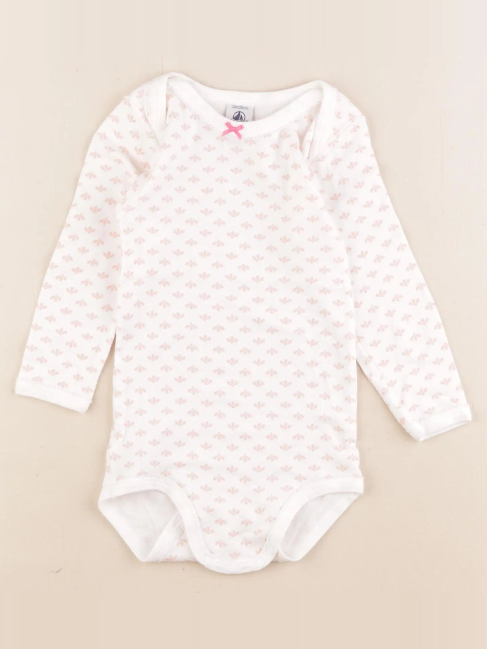 Petit Bateau - body rose - 24 mois
