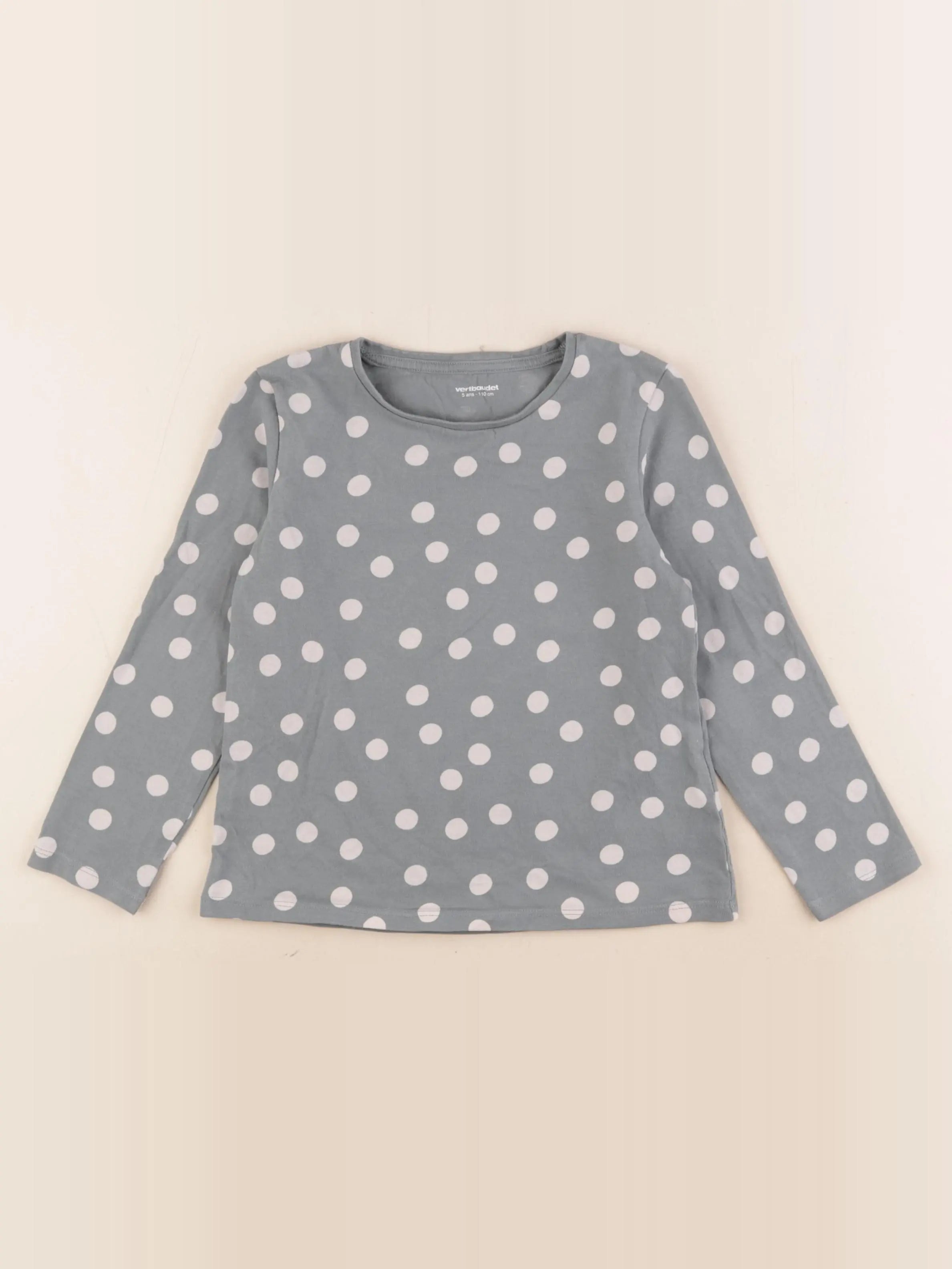Vertbaudet - tee-shirt vert - 5 ans