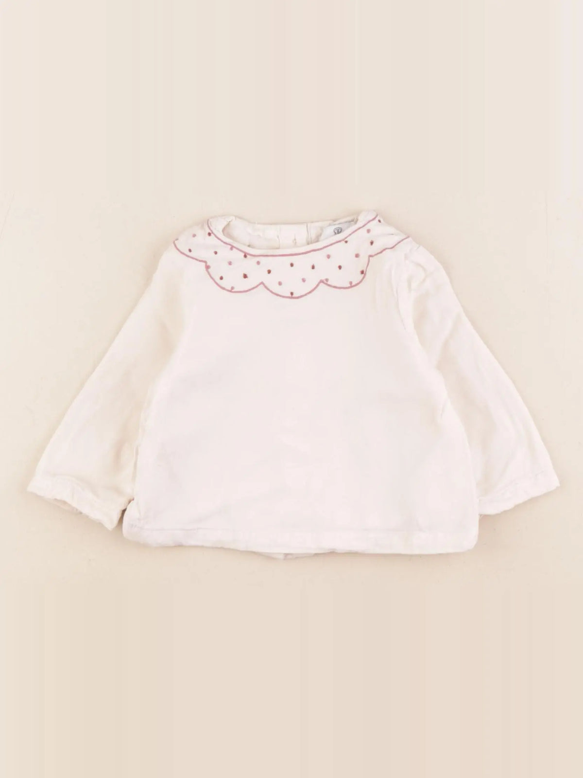 La Redoute - tee-shirt beige - 3 mois