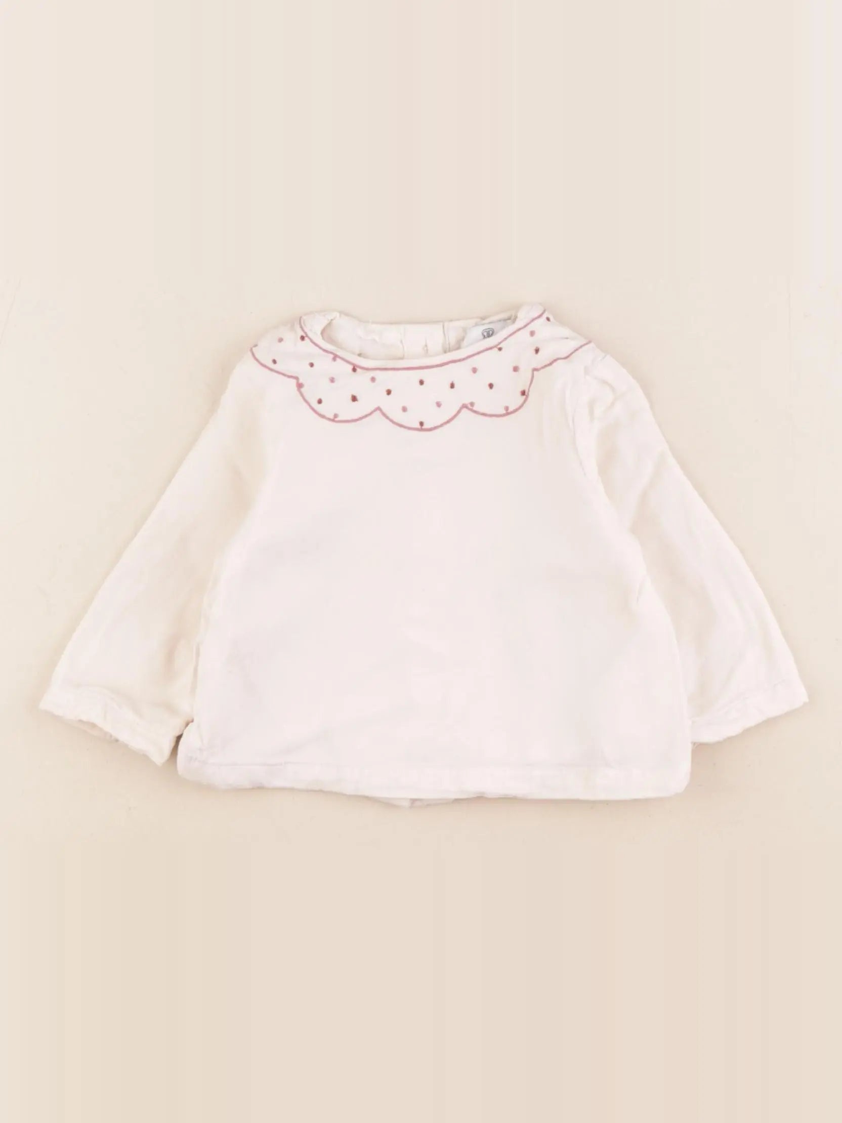 La Redoute - tee-shirt beige - 3 mois
