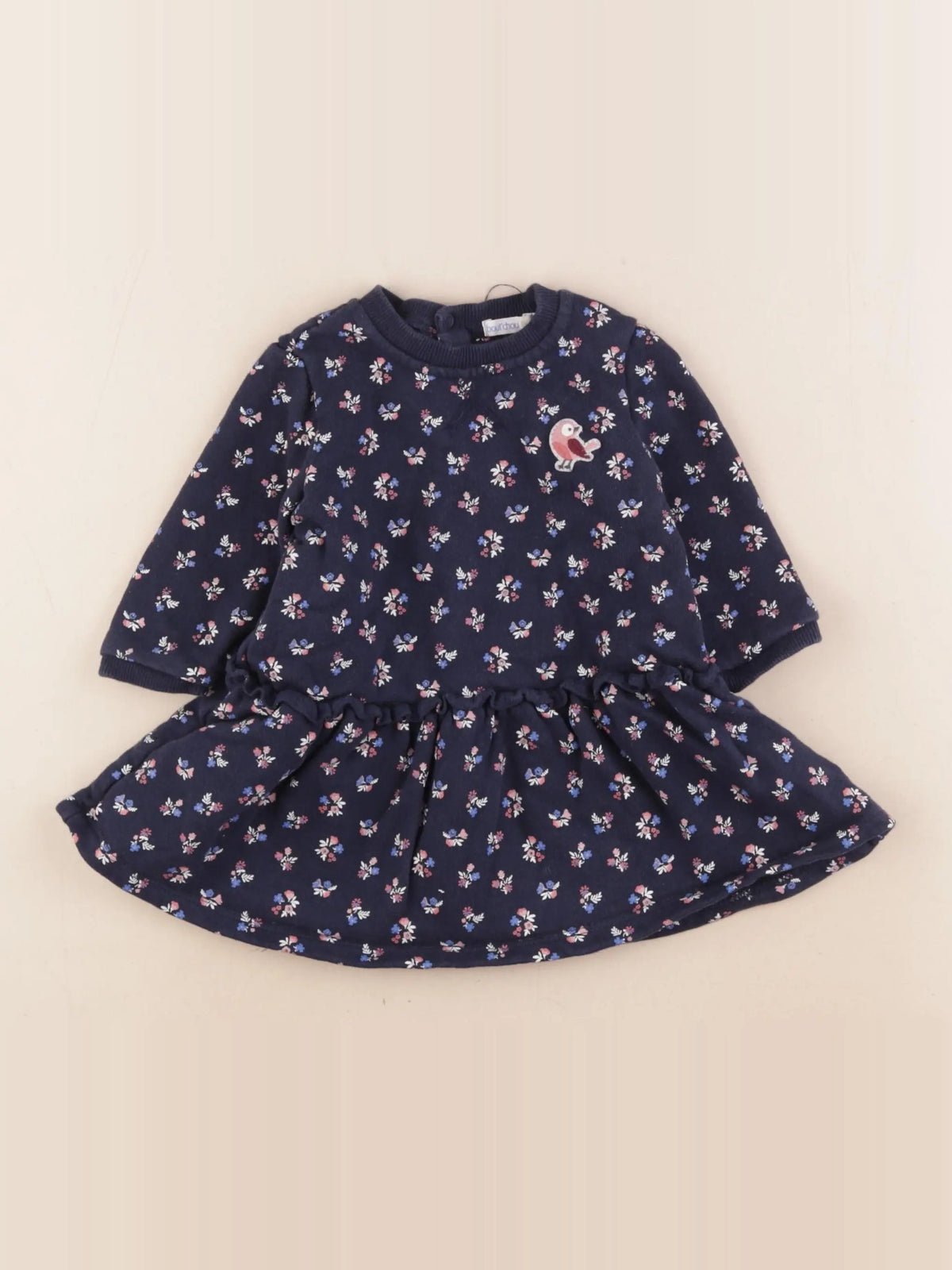 Boutchou - robe bleu - 9 mois