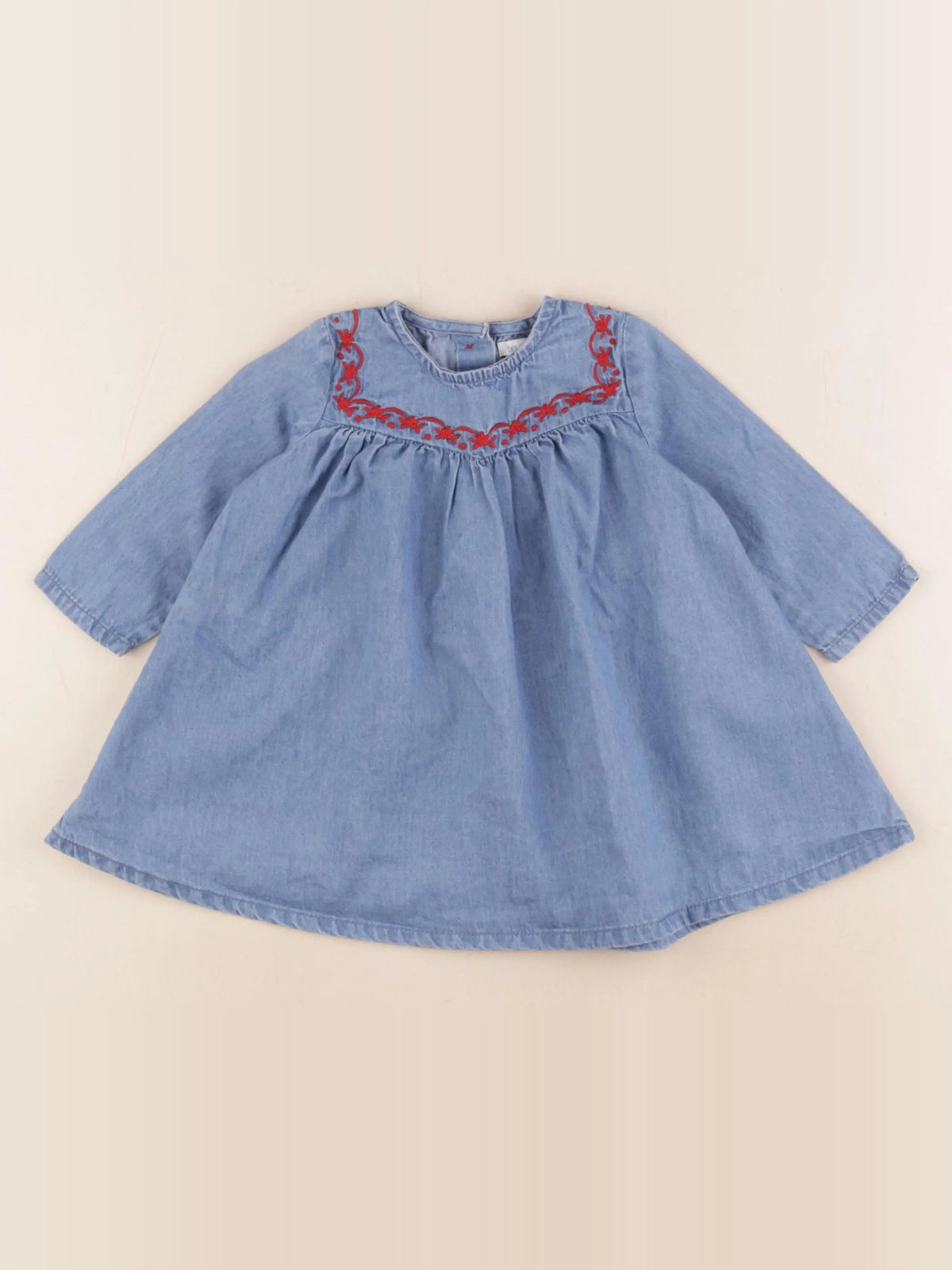 Boutchou - robe bleu - 6 mois