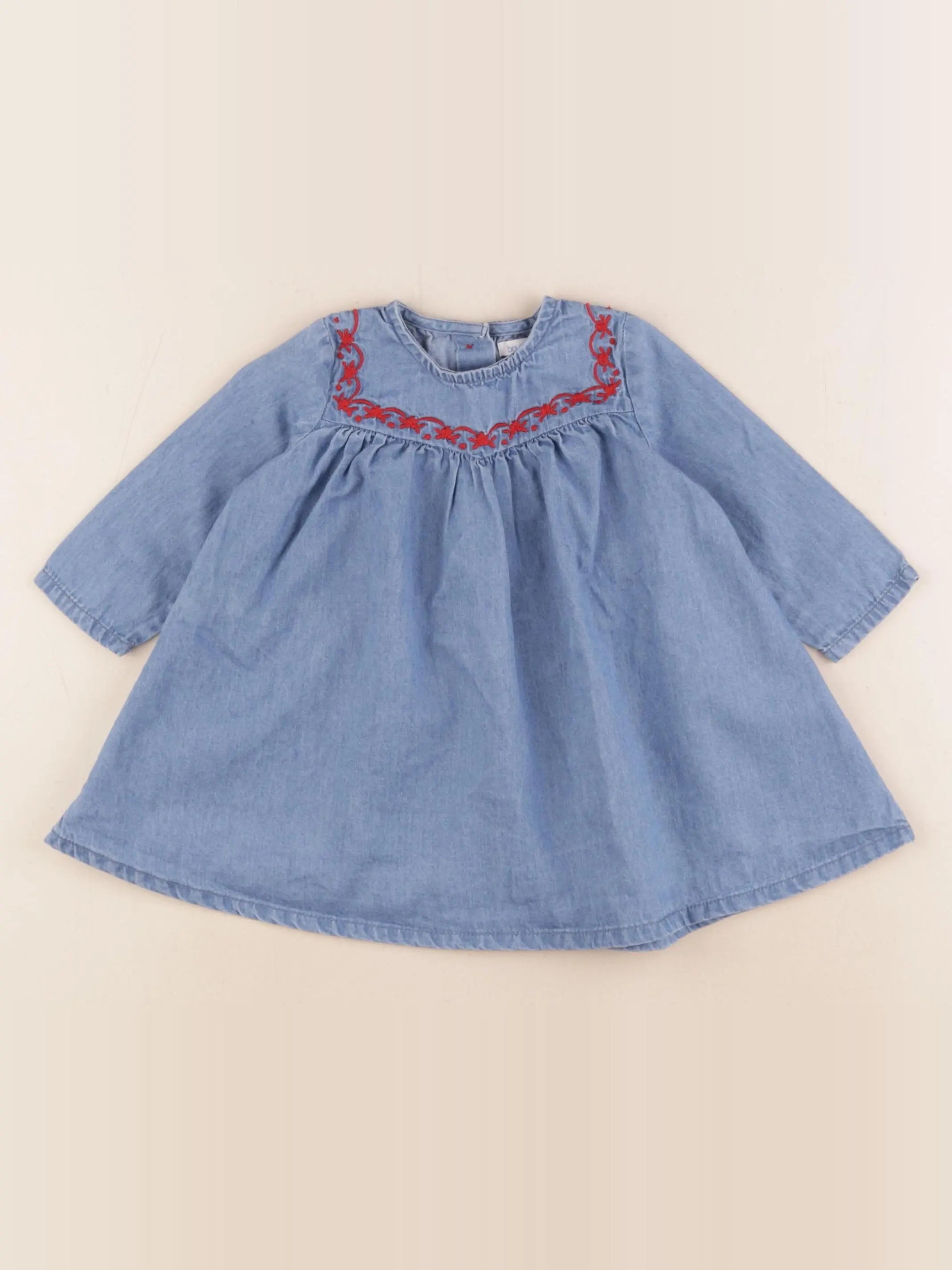 Boutchou - robe bleu - 6 mois