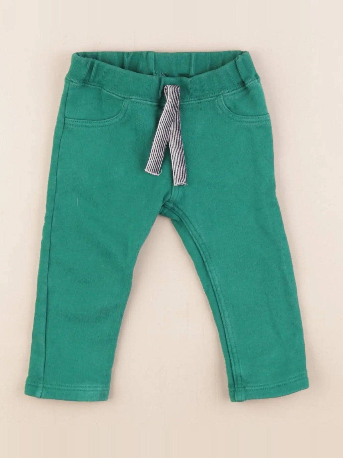 Petit Bateau - pantalon vert - 6 mois