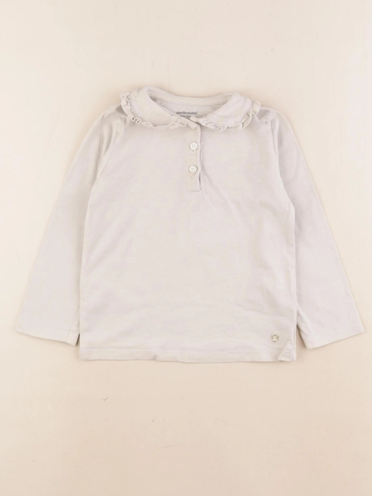 Vertbaudet - tee-shirt beige - 4 ans