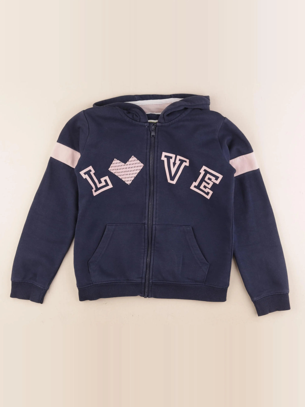 Vertbaudet - sweat bleu - 10 ans