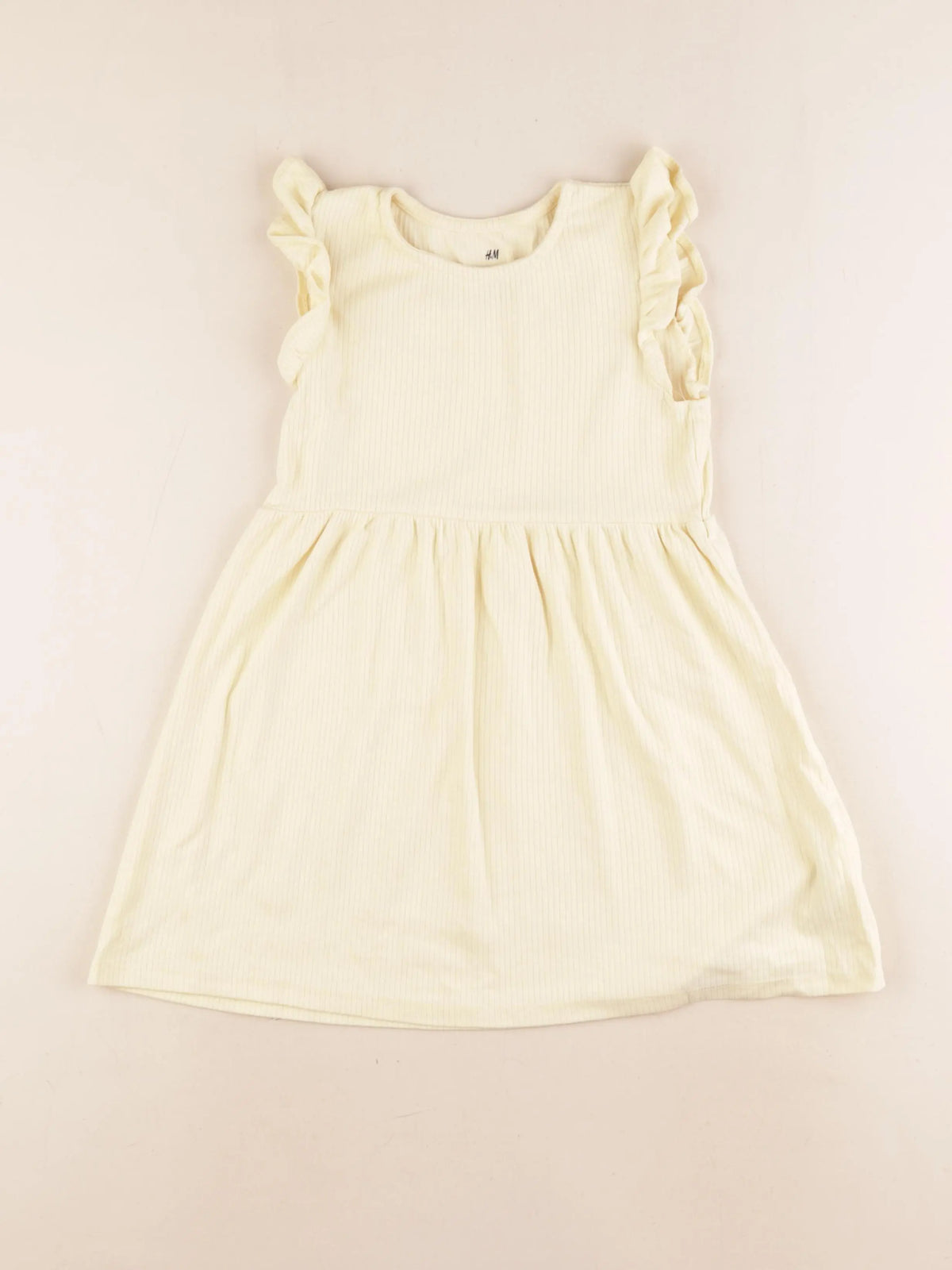 H&M - robe jaune - 4/6 ans