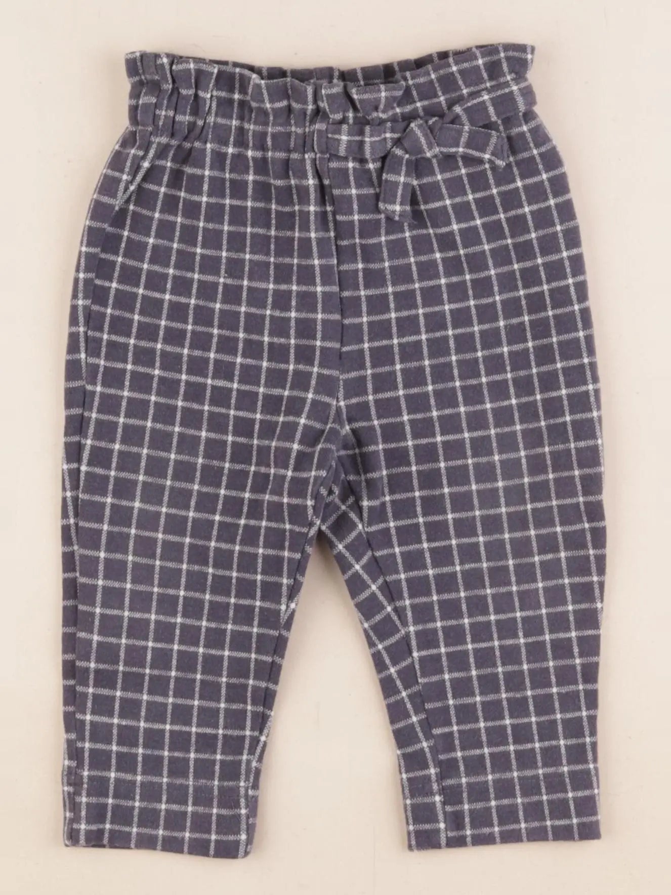 Vertbaudet - pantalon gris - 12 mois