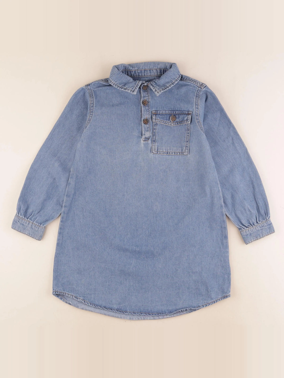 Vertbaudet - robe bleu - 8 ans