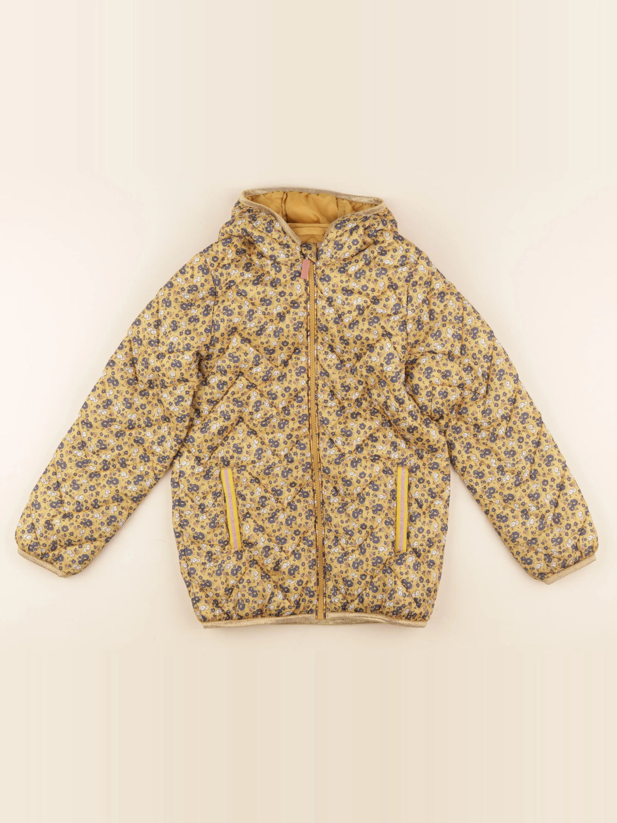 Vertbaudet - doudoune jaune - 9 ans