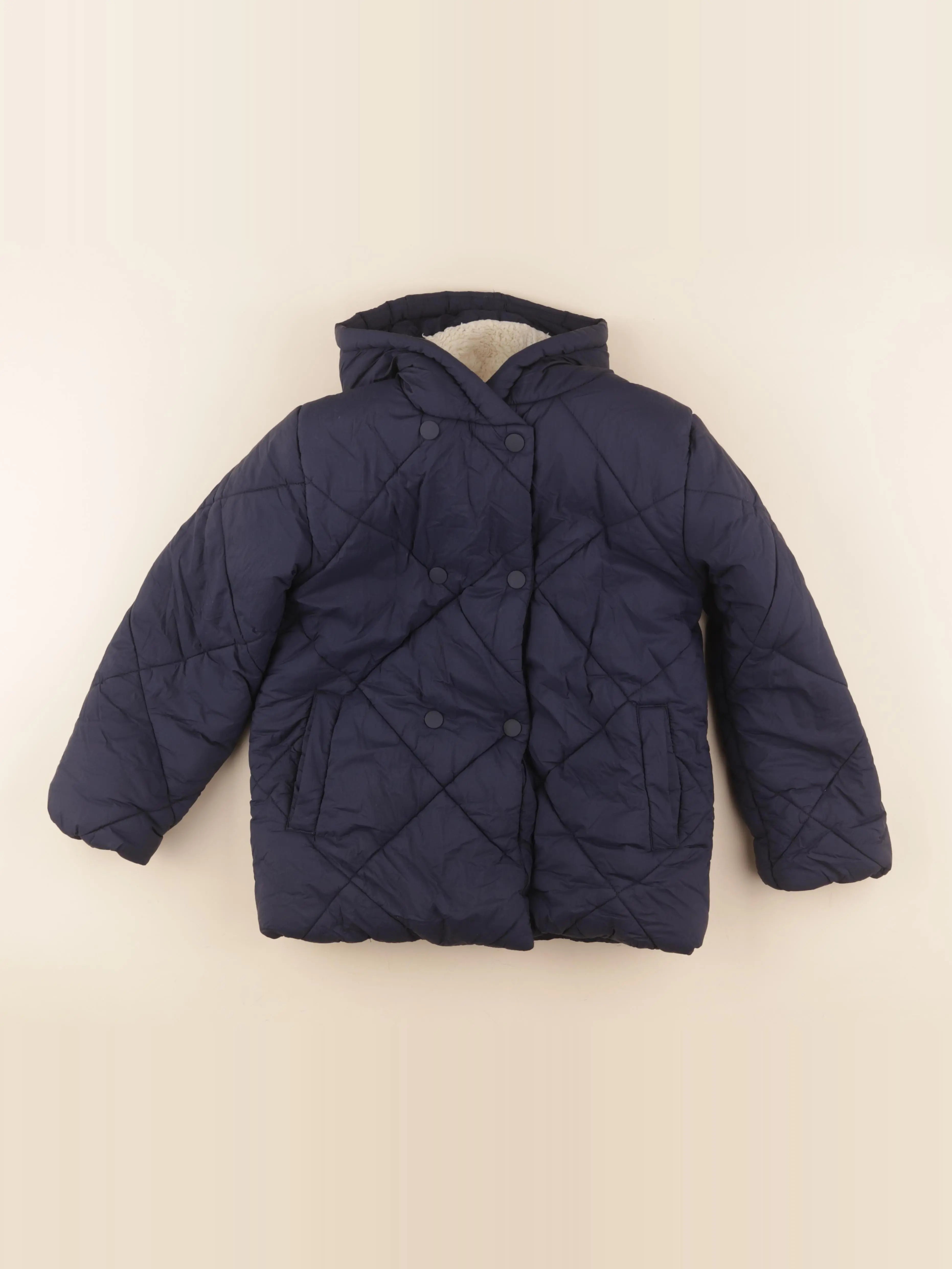 Vertbaudet - doudoune bleu - 10 ans
