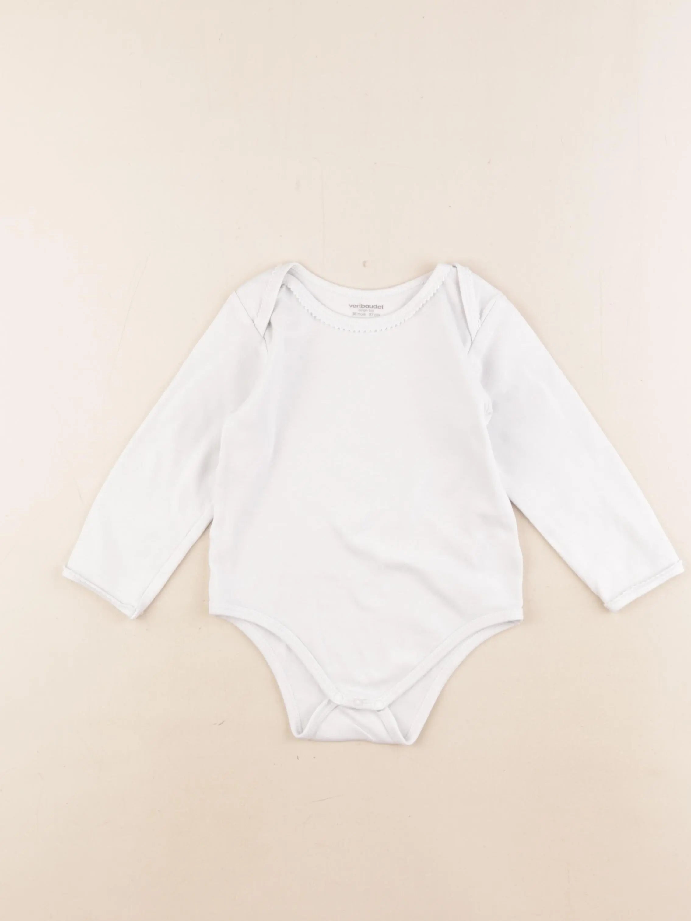 Vertbaudet - body blanc - 36 mois