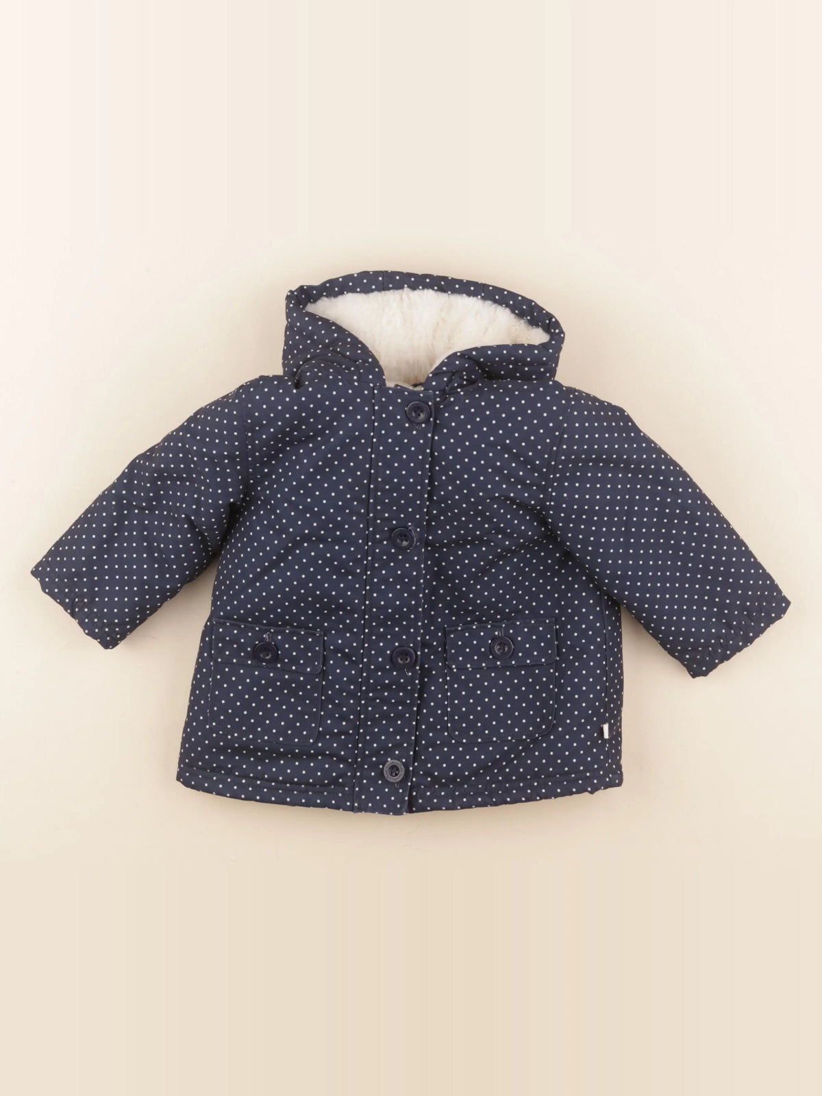 Cadet Rousselle - manteau bleu - 12 mois