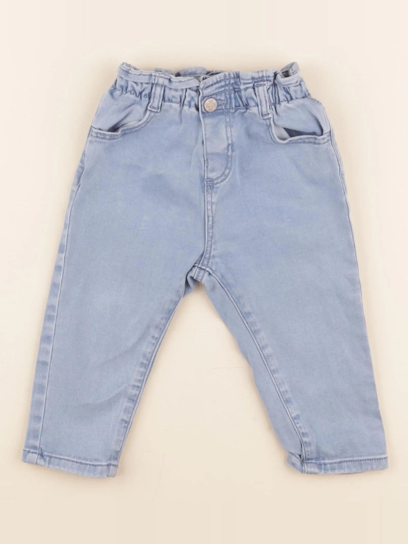 Zara - jean bleu - 9/12 mois
