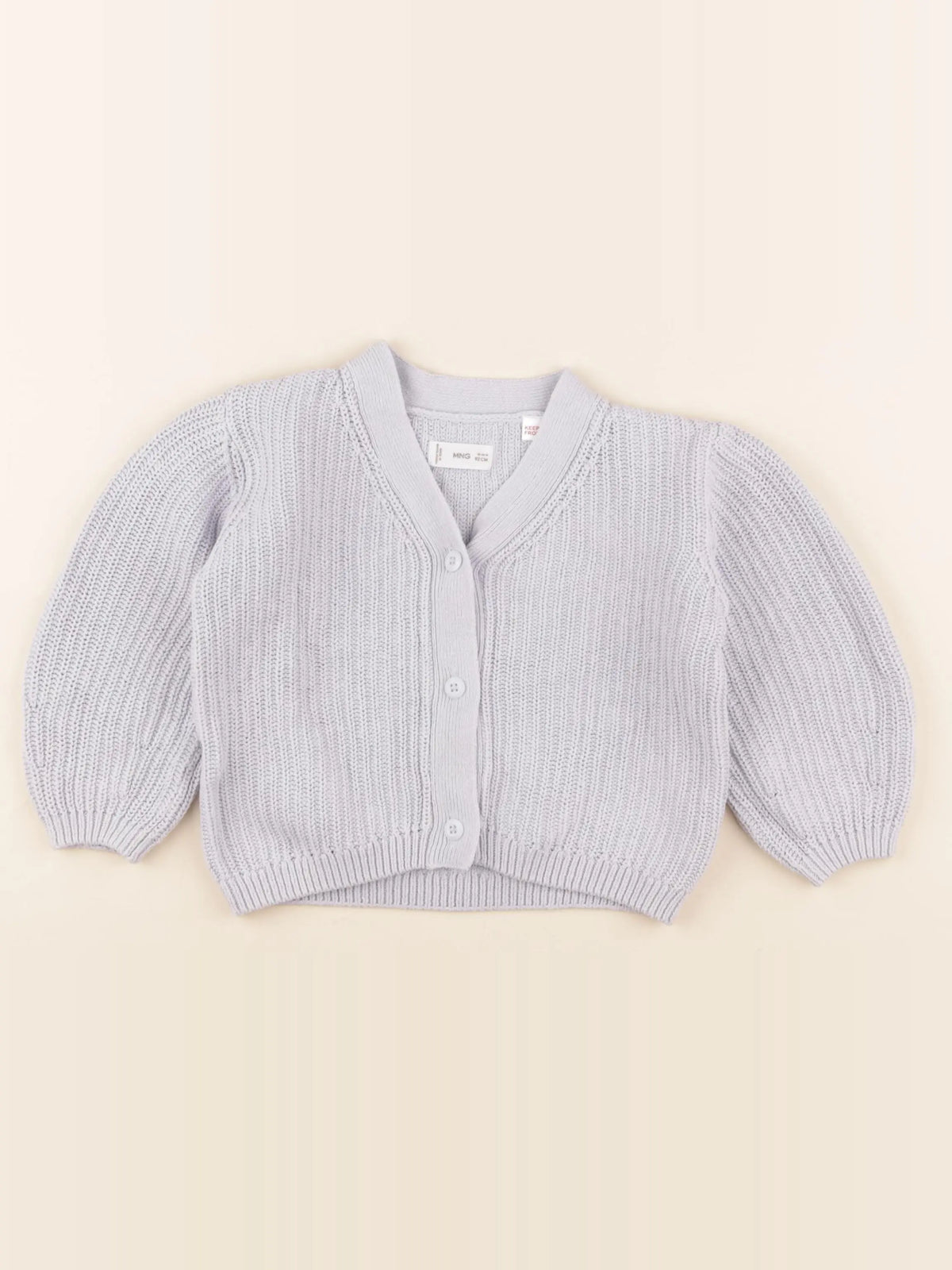 Mango - gilet bleu - 18/24 mois