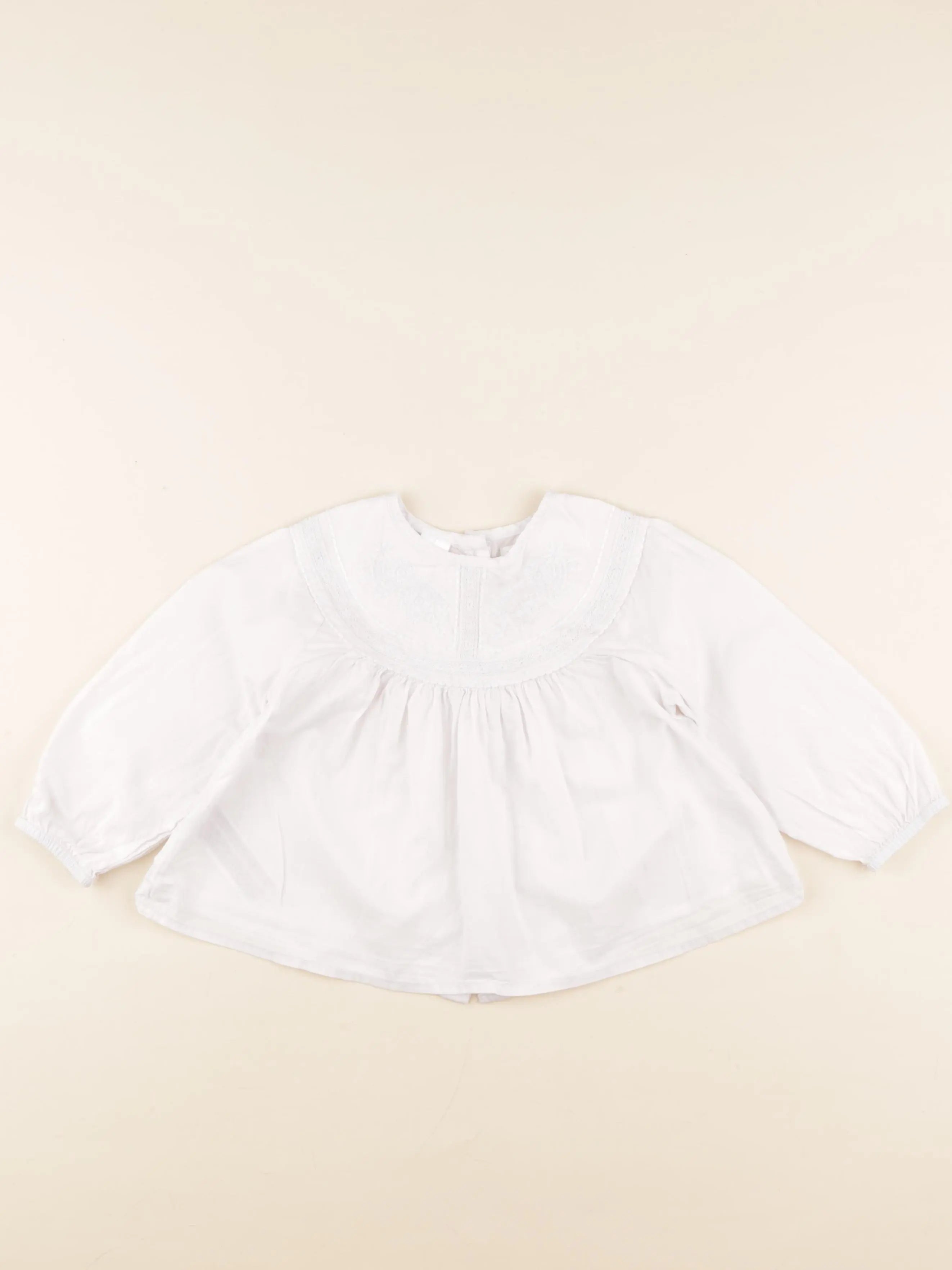 Mango - blouse blanc - 18/24 mois