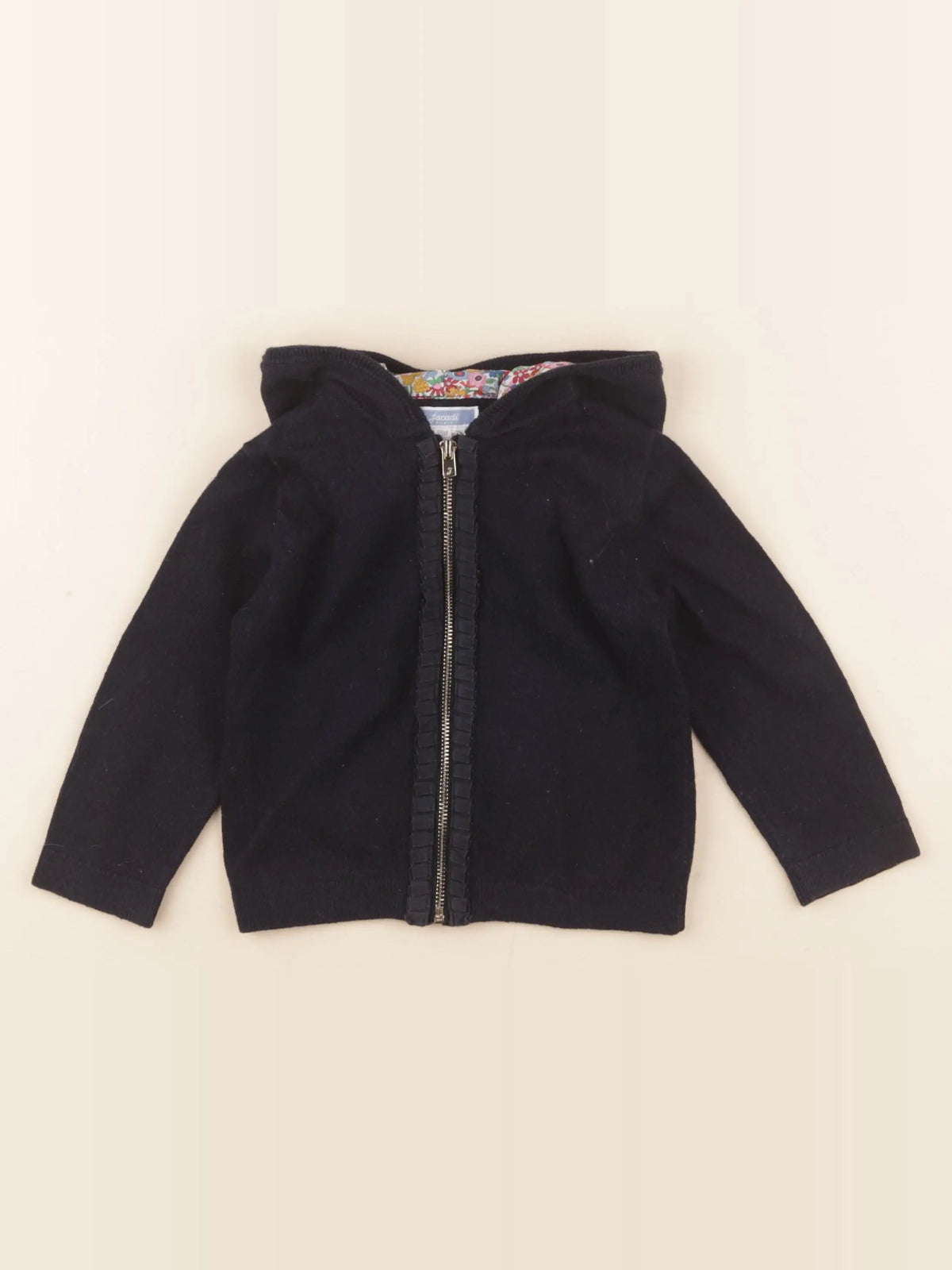 Jacadi - gilet bleu - 18 mois