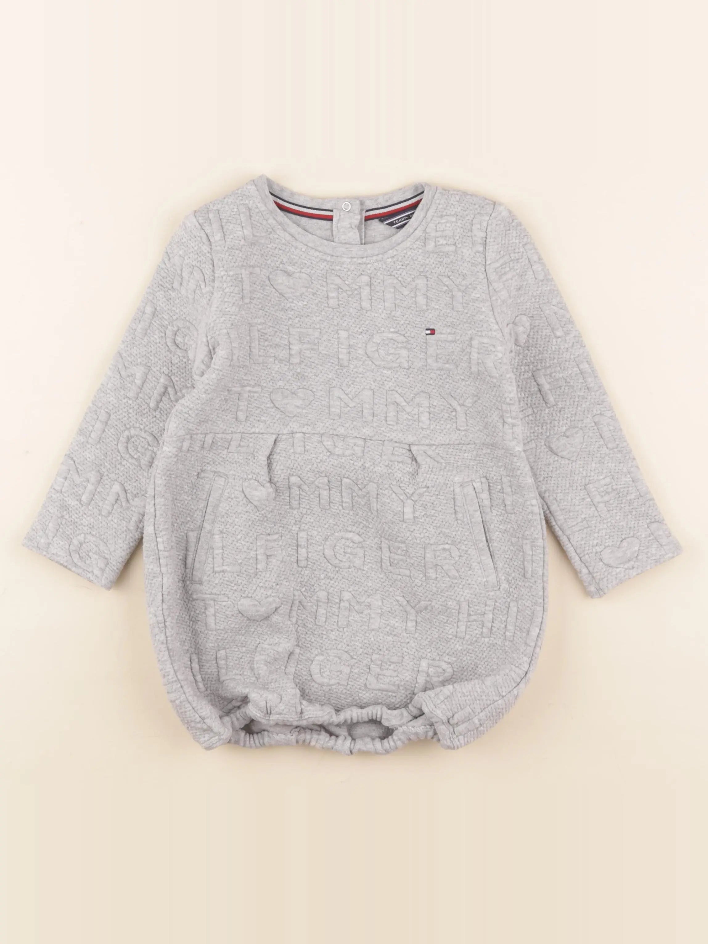 Tommy Hilfiger - robe gris - 4 ans