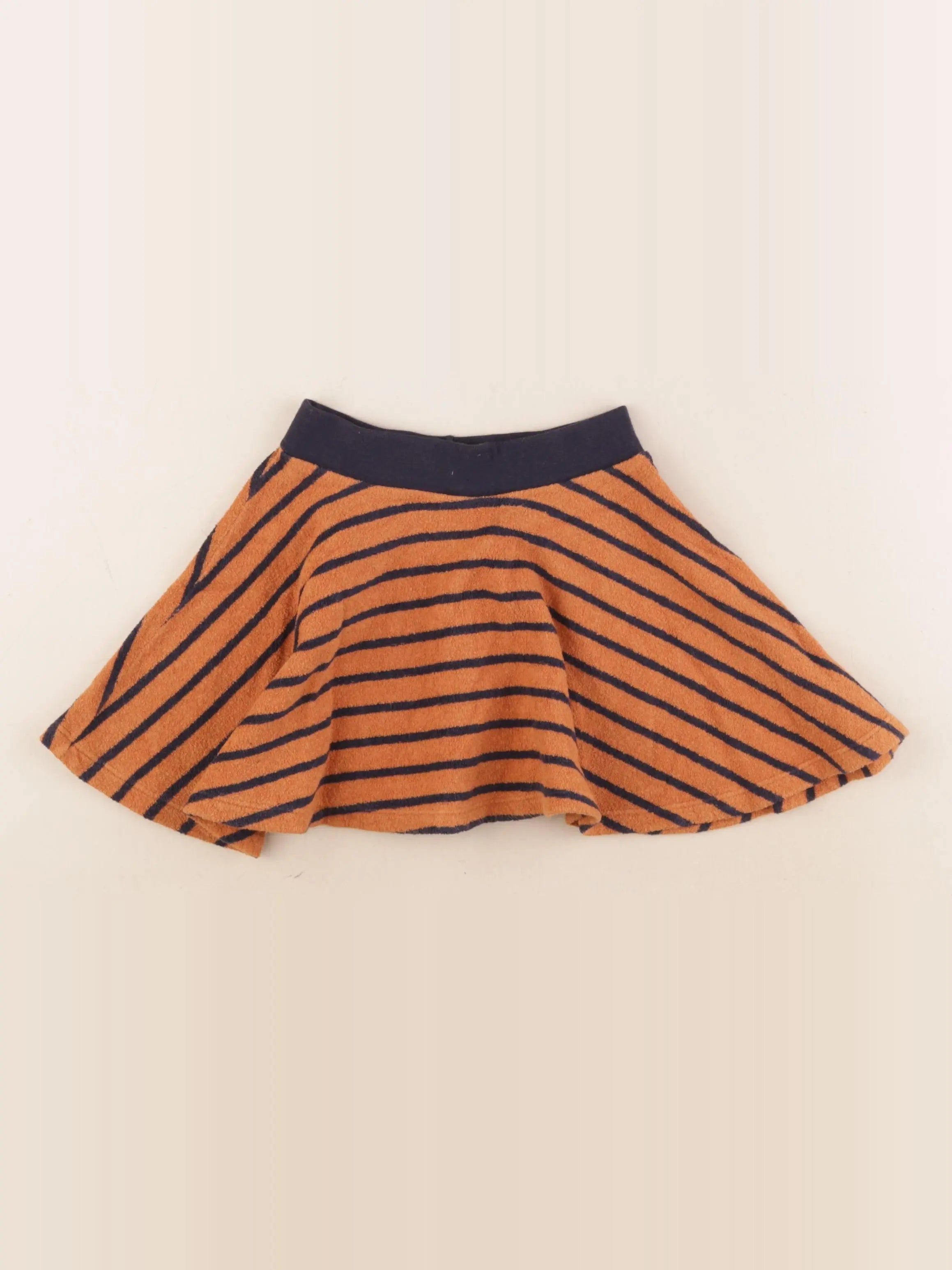Petit Bateau - jupe bleu, marron - 5 ans