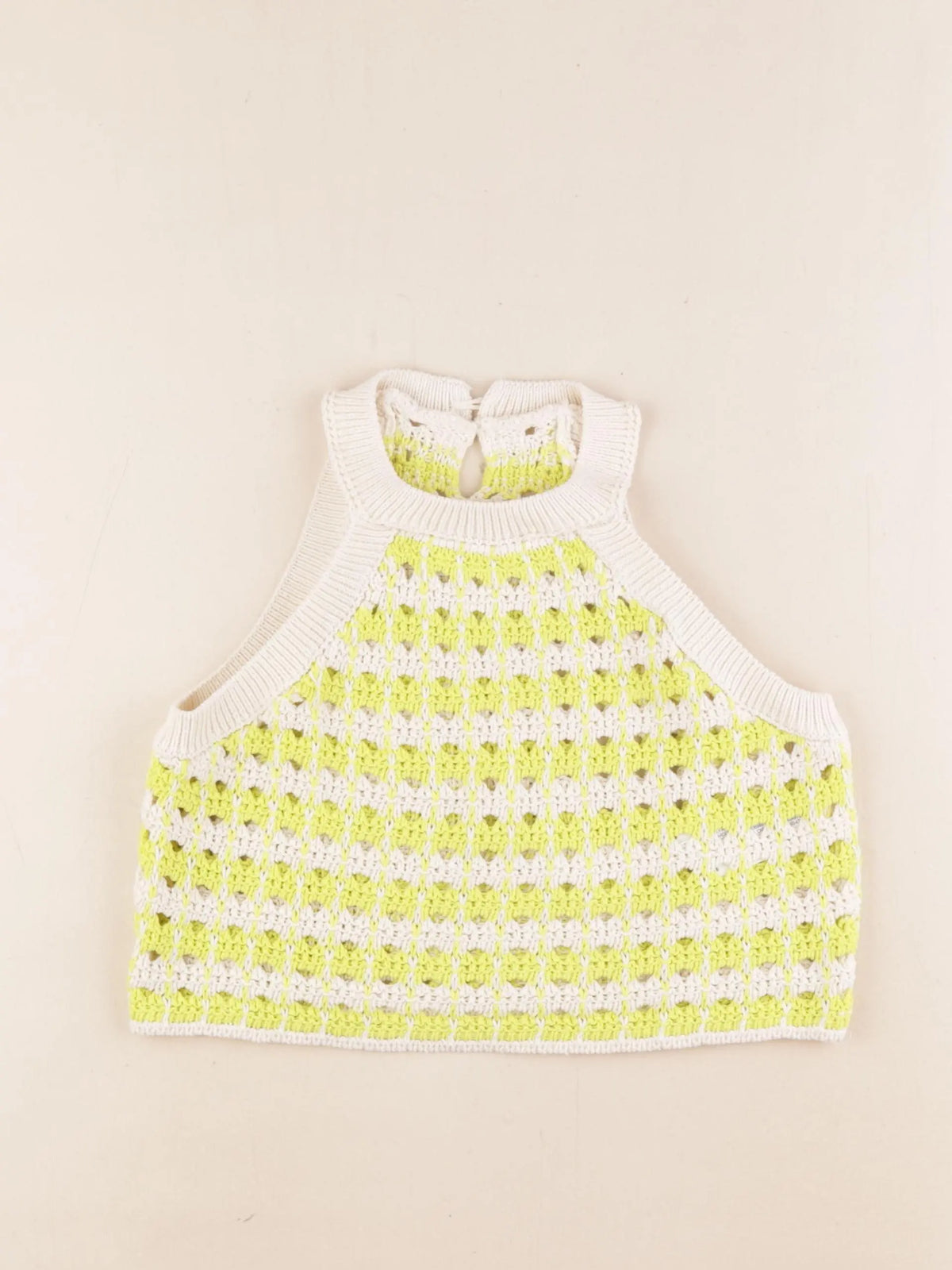 Zara - crop-top jaune - 11/12 ans