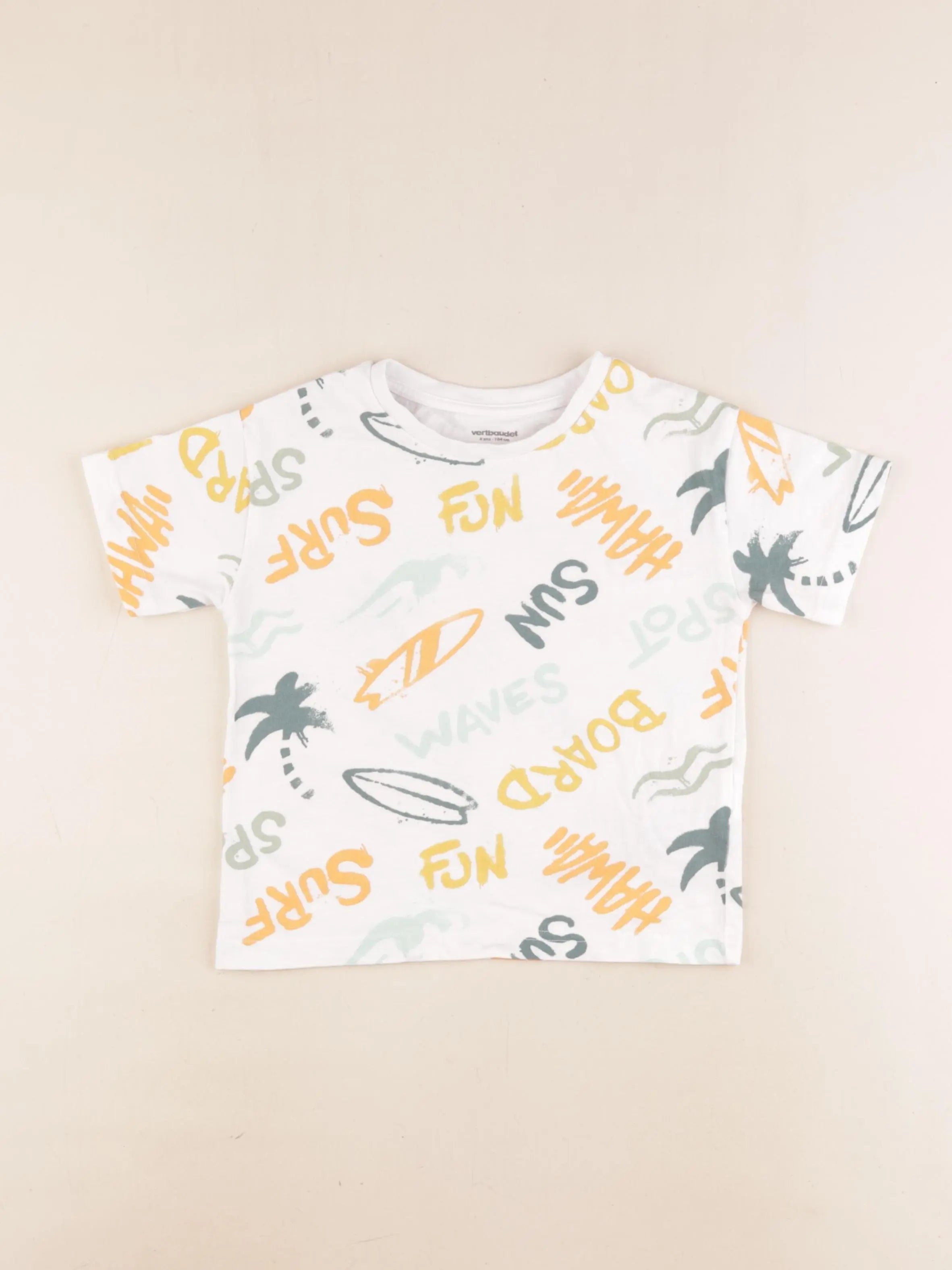 Vertbaudet - tee-shirt multicolore - 4 ans