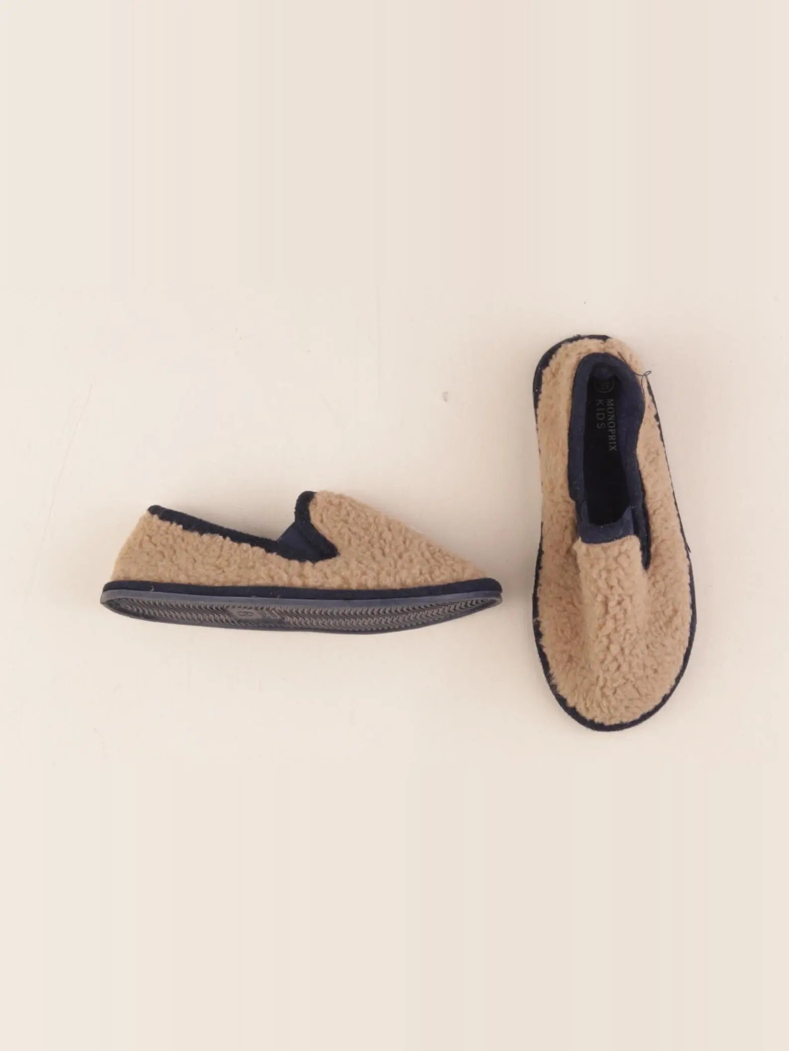 Monoprix - chaussons marron - pointure 28/29