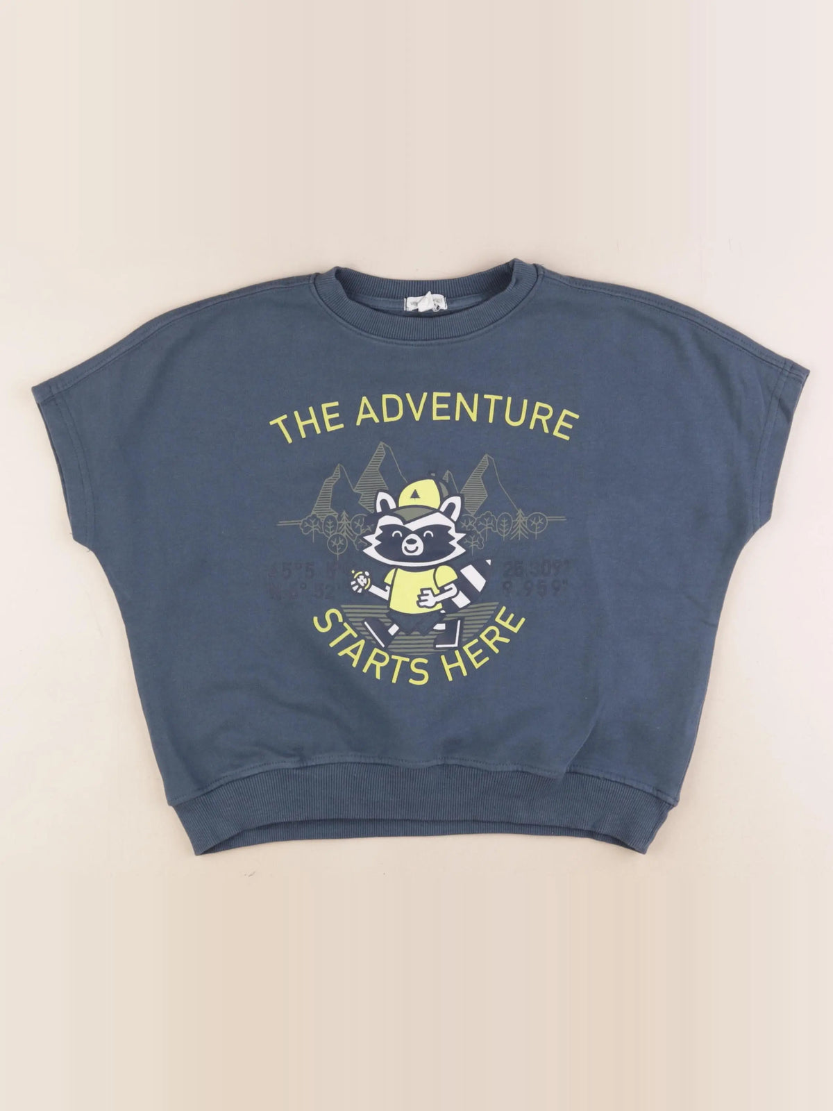 Vertbaudet - sweat bleu - 10 ans