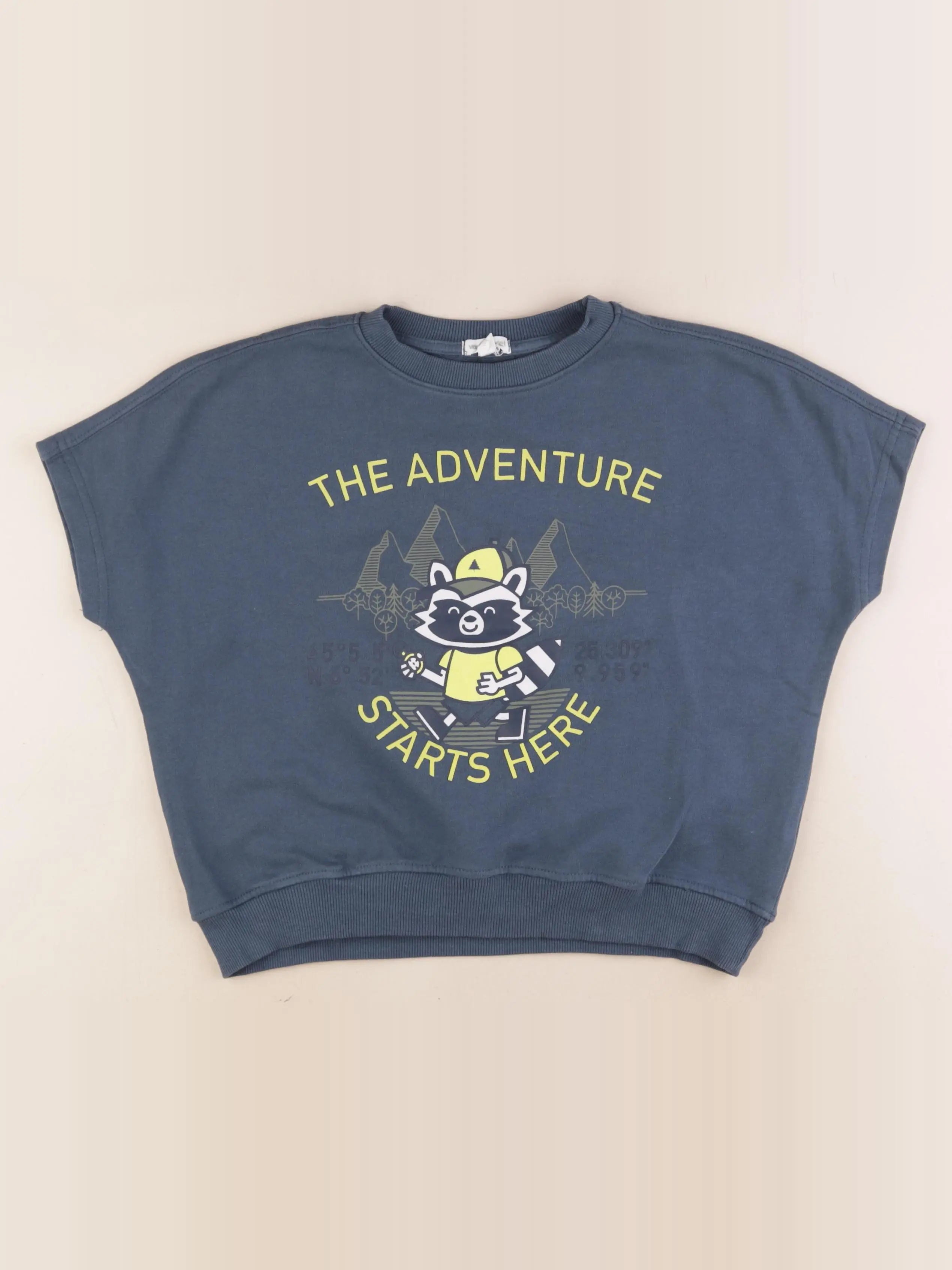 Vertbaudet - sweat bleu - 10 ans