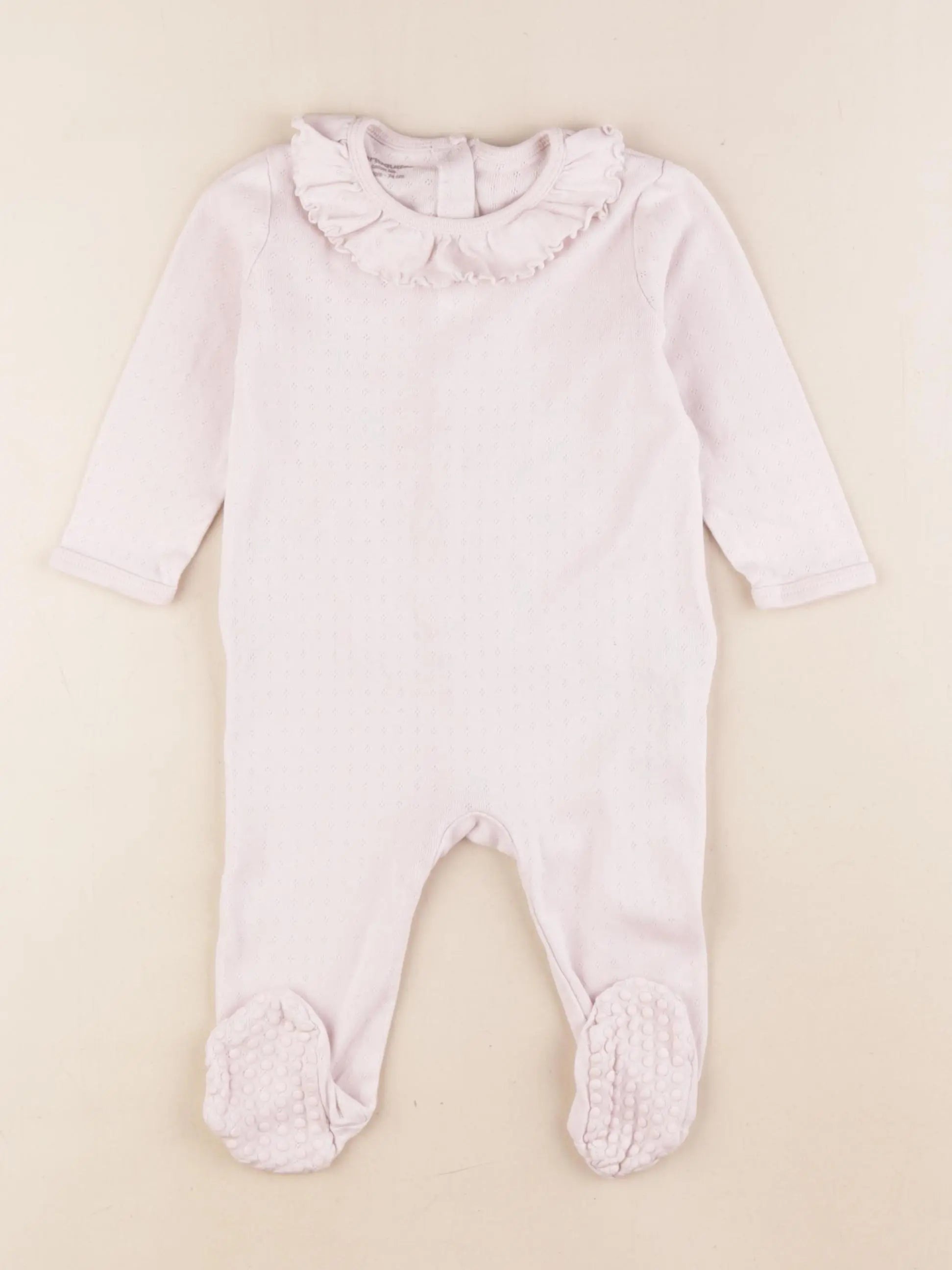Vertbaudet - pyjama coton rose - 12 mois
