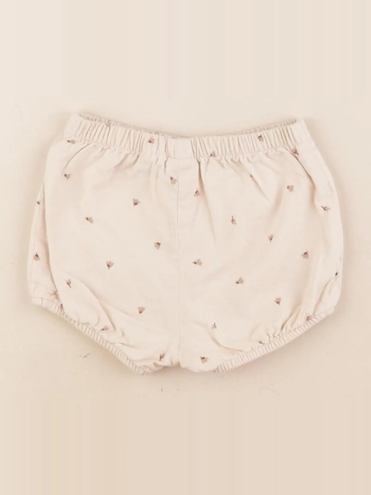 H&M - short beige - 4/6 mois