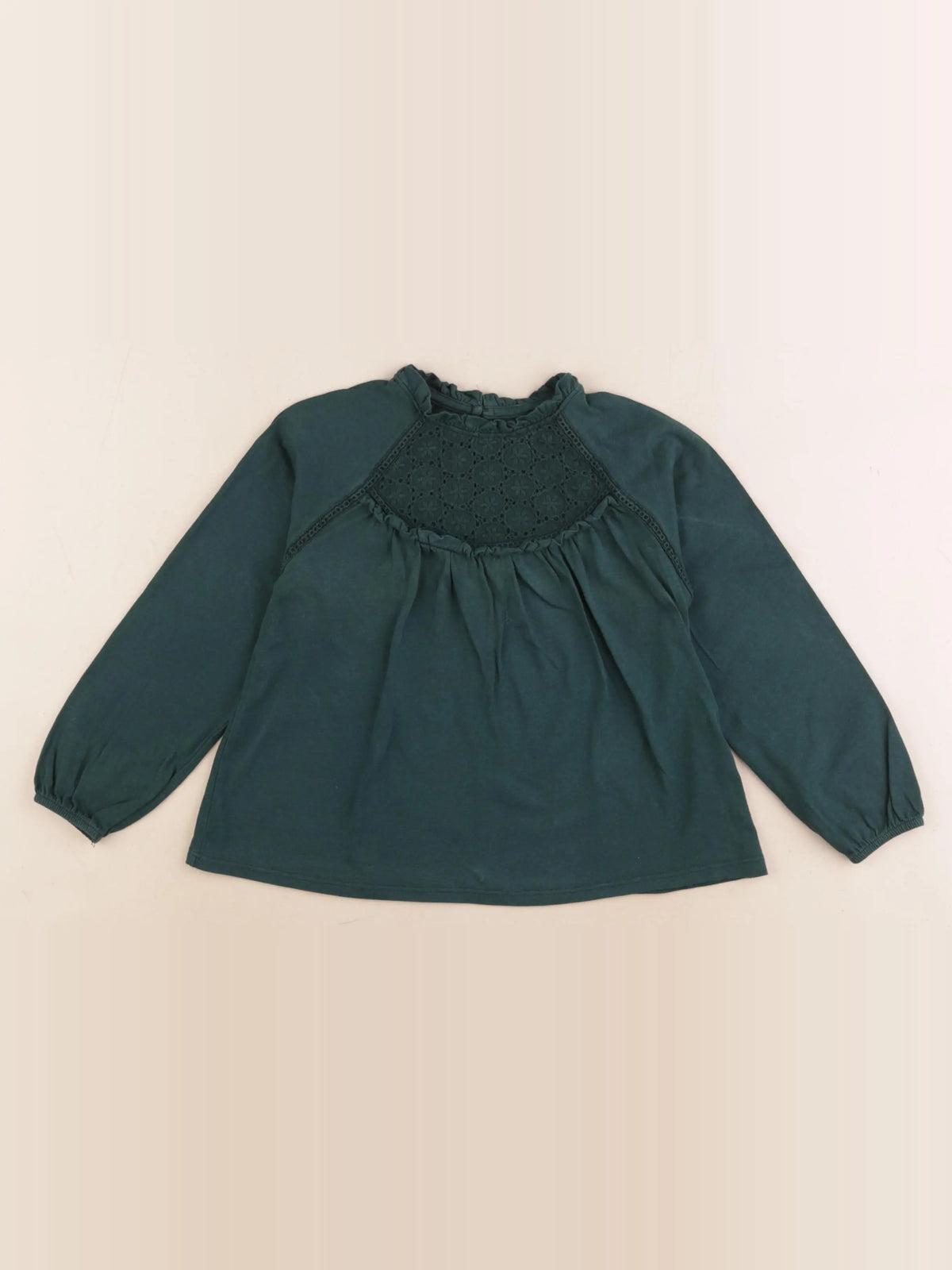 Vertbaudet - tee-shirt vert - 4 ans