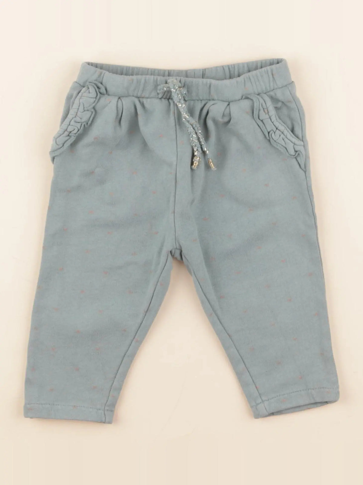 Vertbaudet - pantalon vert - 12 mois